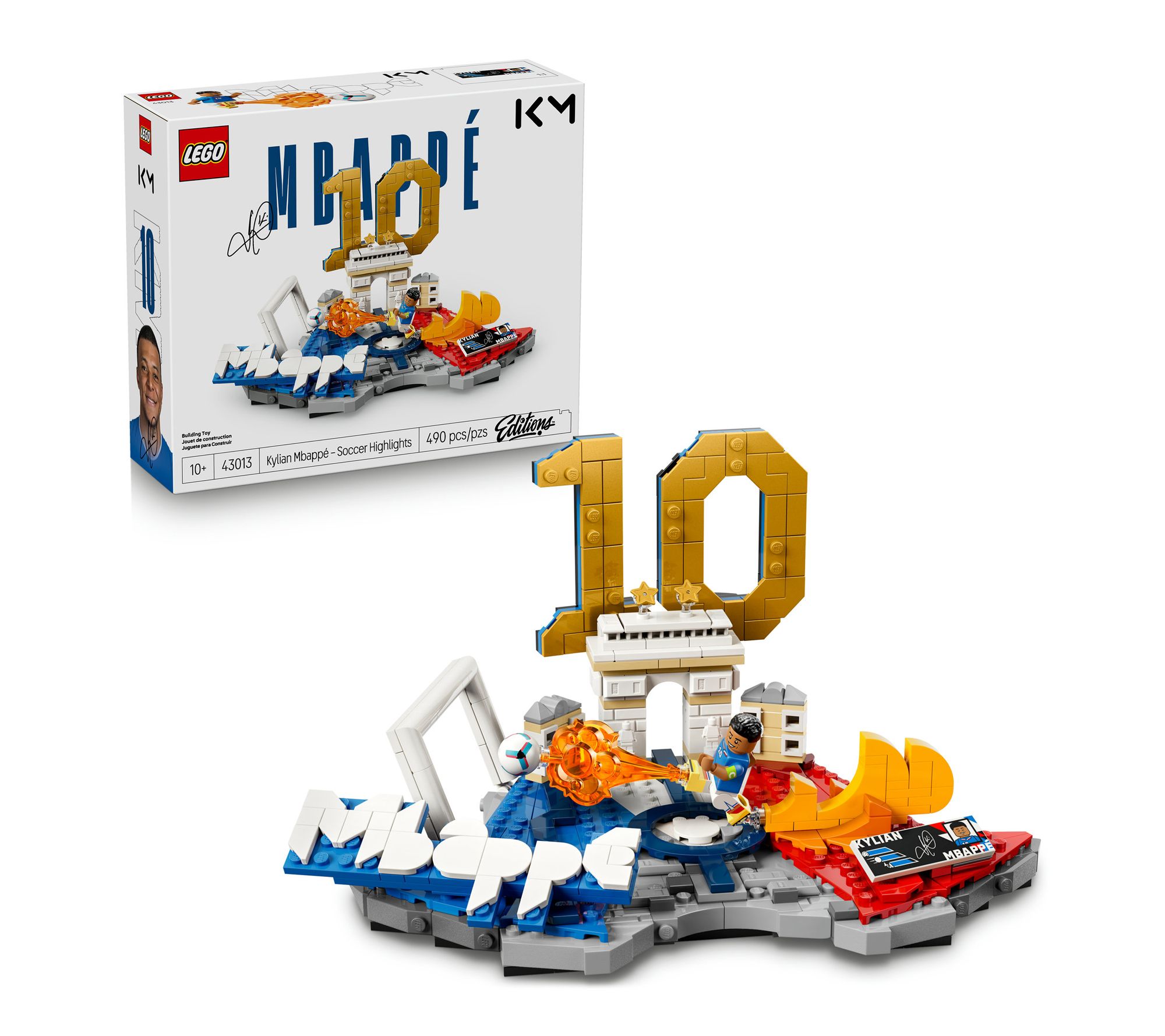  LEGO Editions Football Kylian Mbappe Soccer Highlights 43013