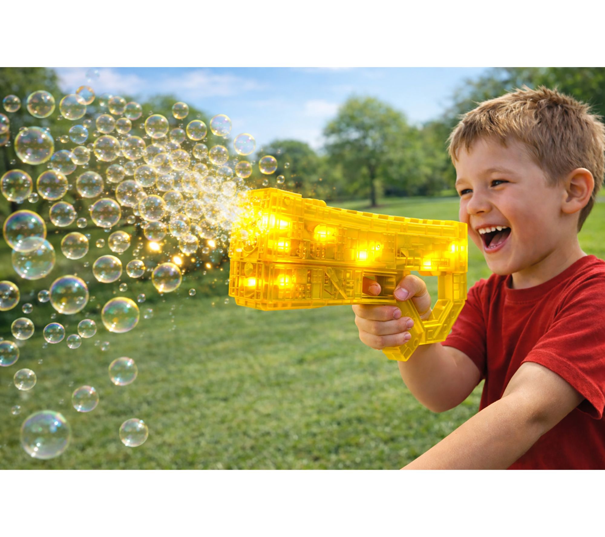ばぶるす Bubble FX Set of 2 Pixel LED Lit Bubble Blasters - QVC.com