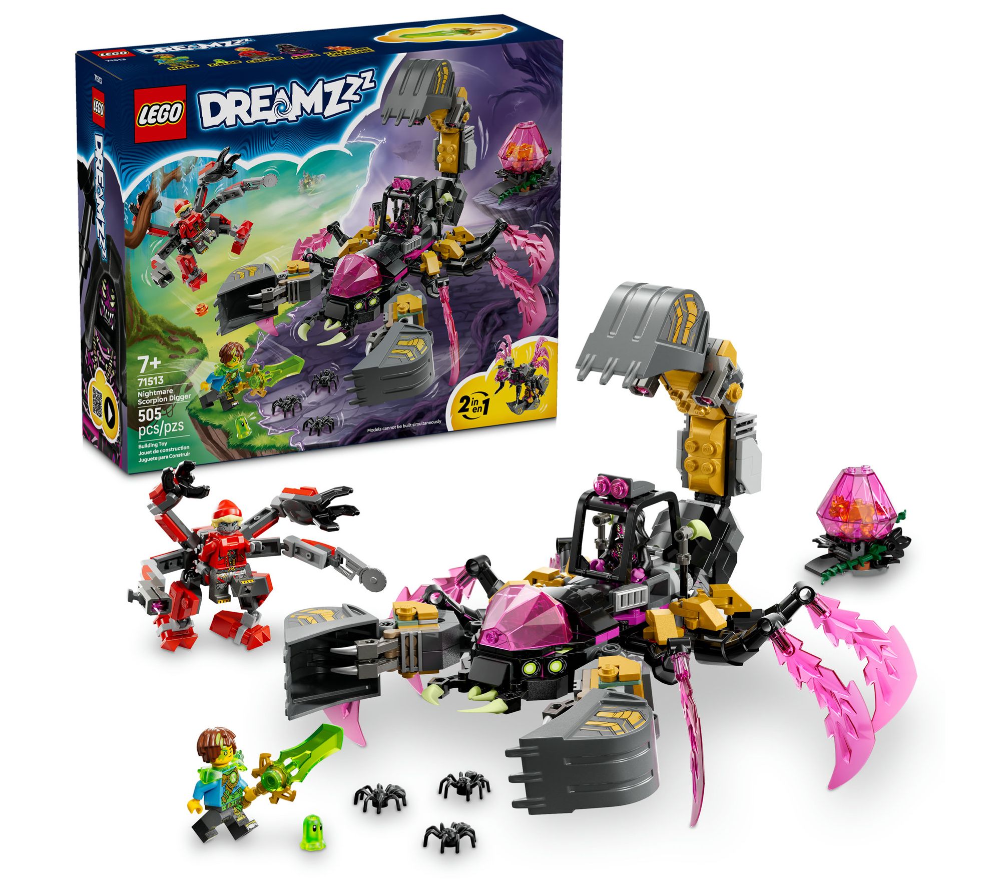 LEGO DREAMZzz Nightmare Scorpion Digger Building Toy 71513