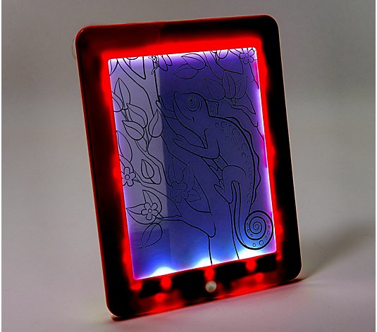 Sound Activated Glowing Drawing Pad with Accessories 