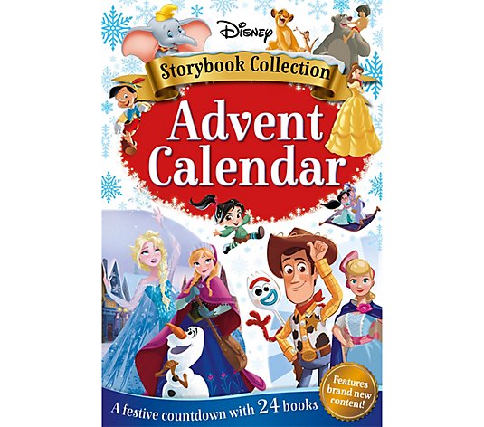 Disney or Marvel Licensed Storybook Advent Calendar with 24 Books