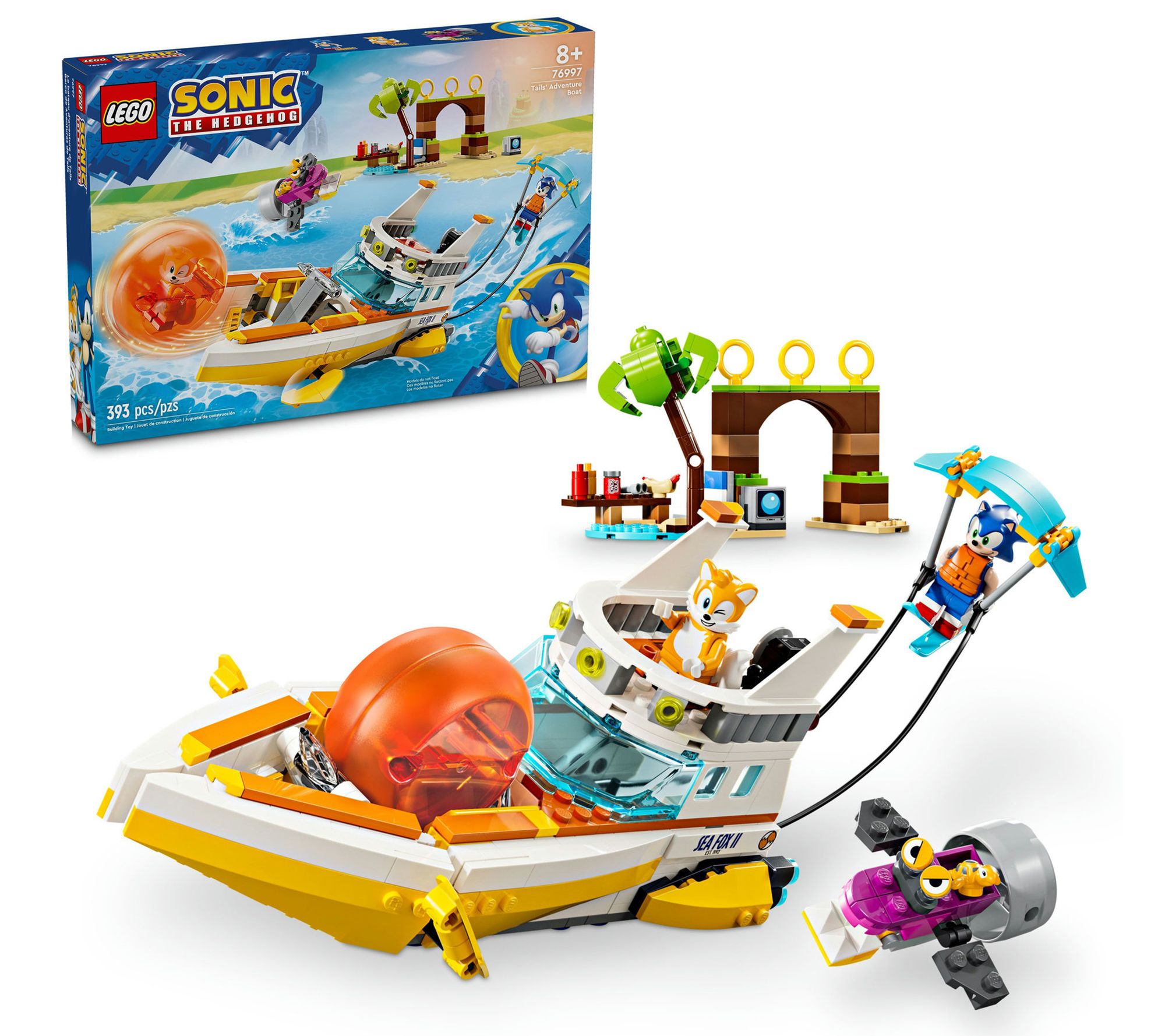 LEGO Sonic the Hedgehog Tails' Adventure Boat Toy