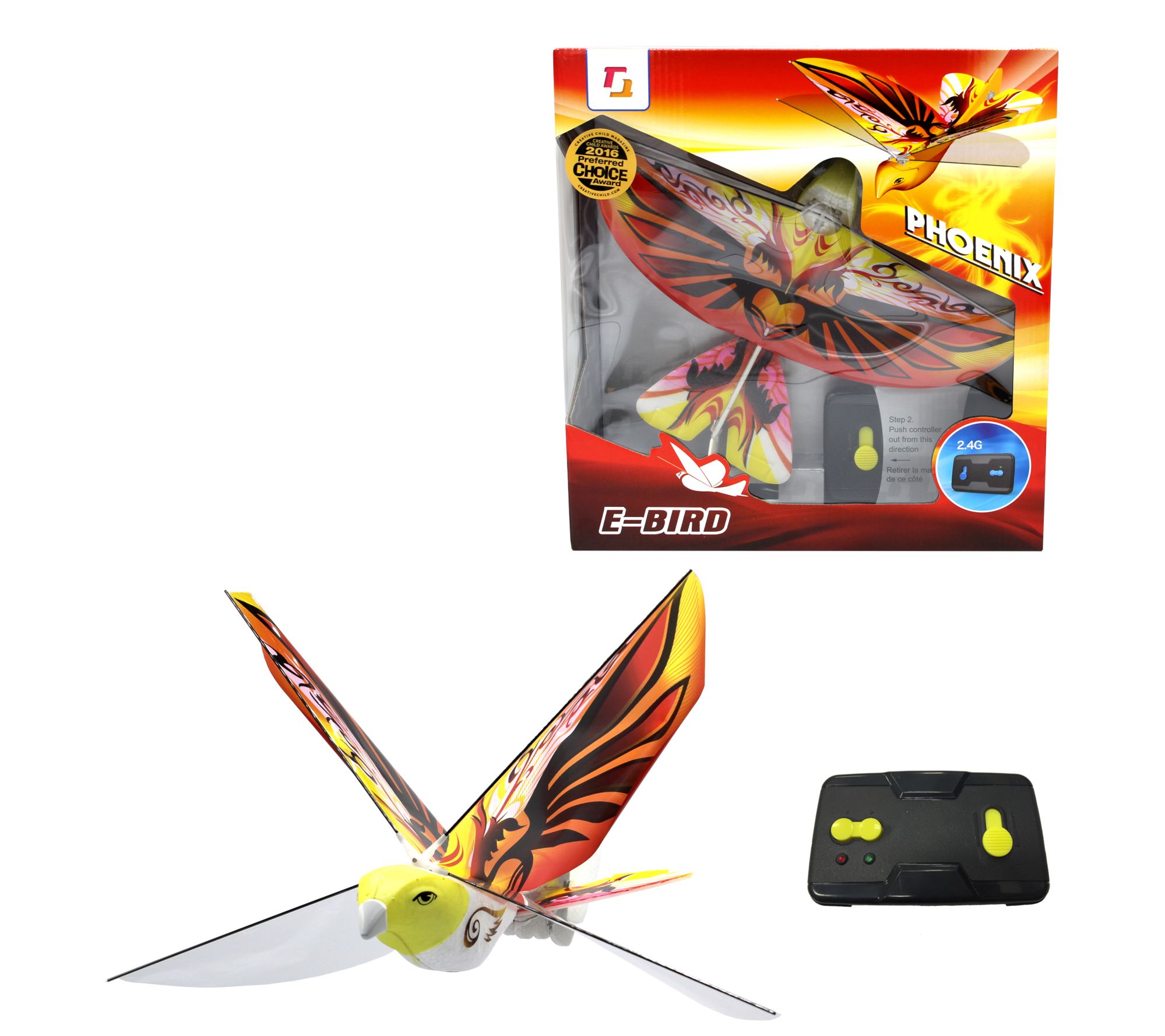 MukikiM eBird Orange R/C Phoenix Toy