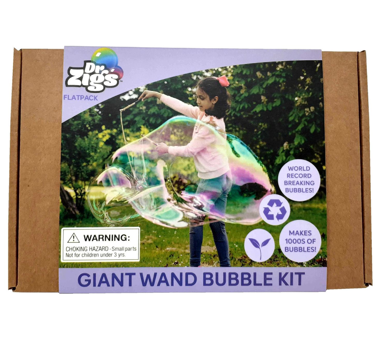 Dr Zigs: My First Giant Bubble Kit W/ Bubble Wand & Solution