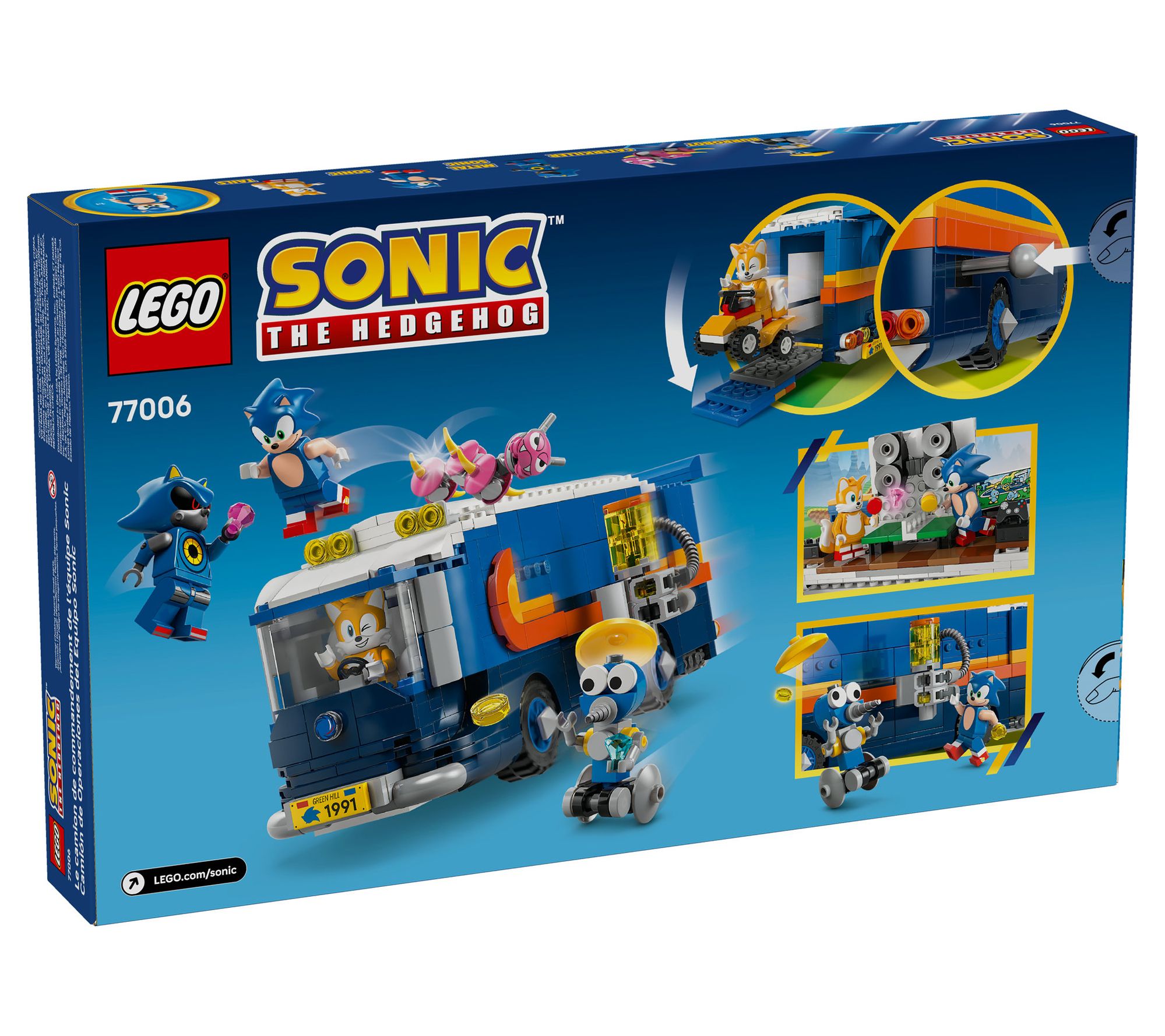LEGO Sonic the Hedgehog Team Sonic Command Truck Toy Gaming Me