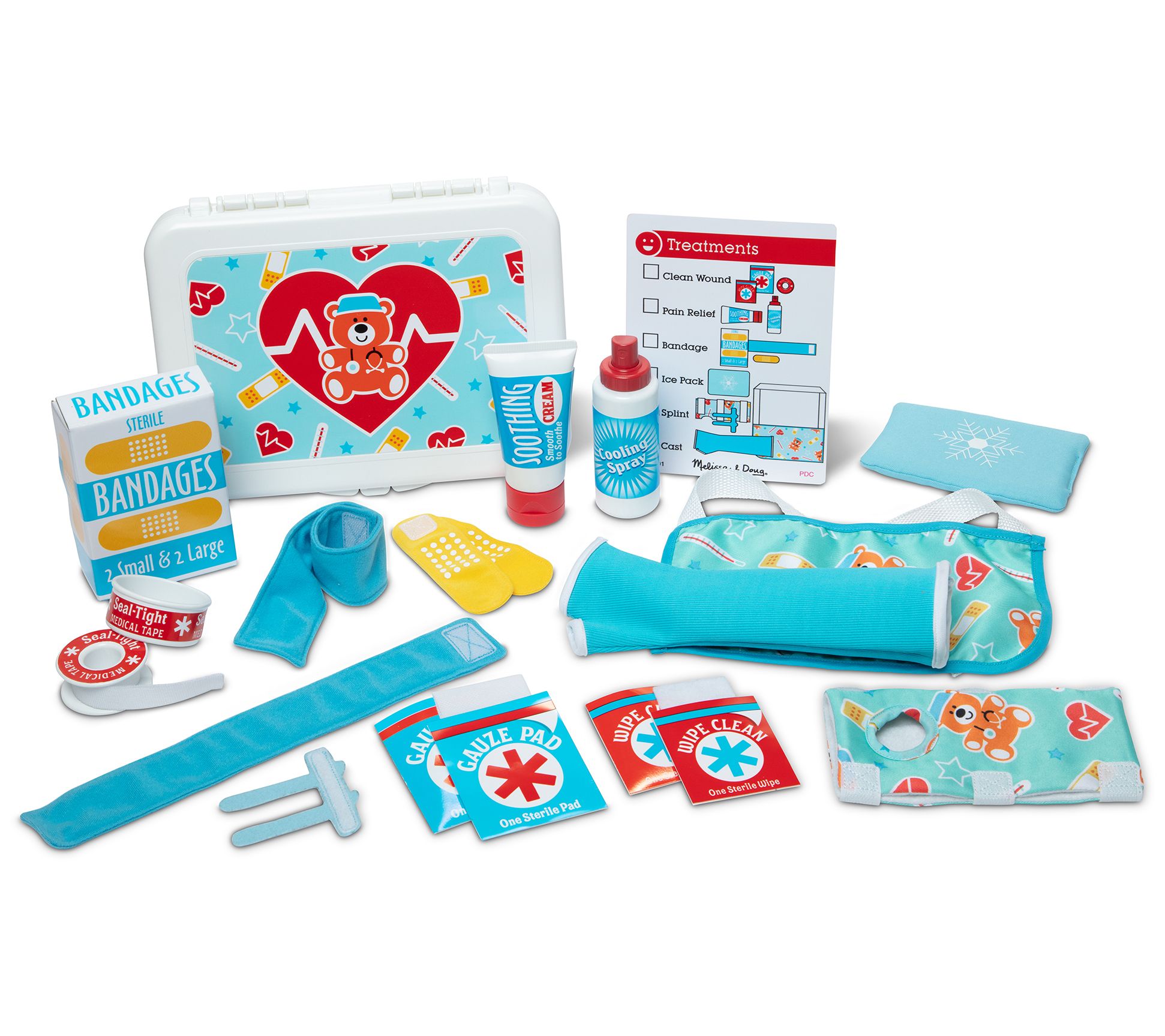Melissa & Doug Get Well First Aid Kit Play Set