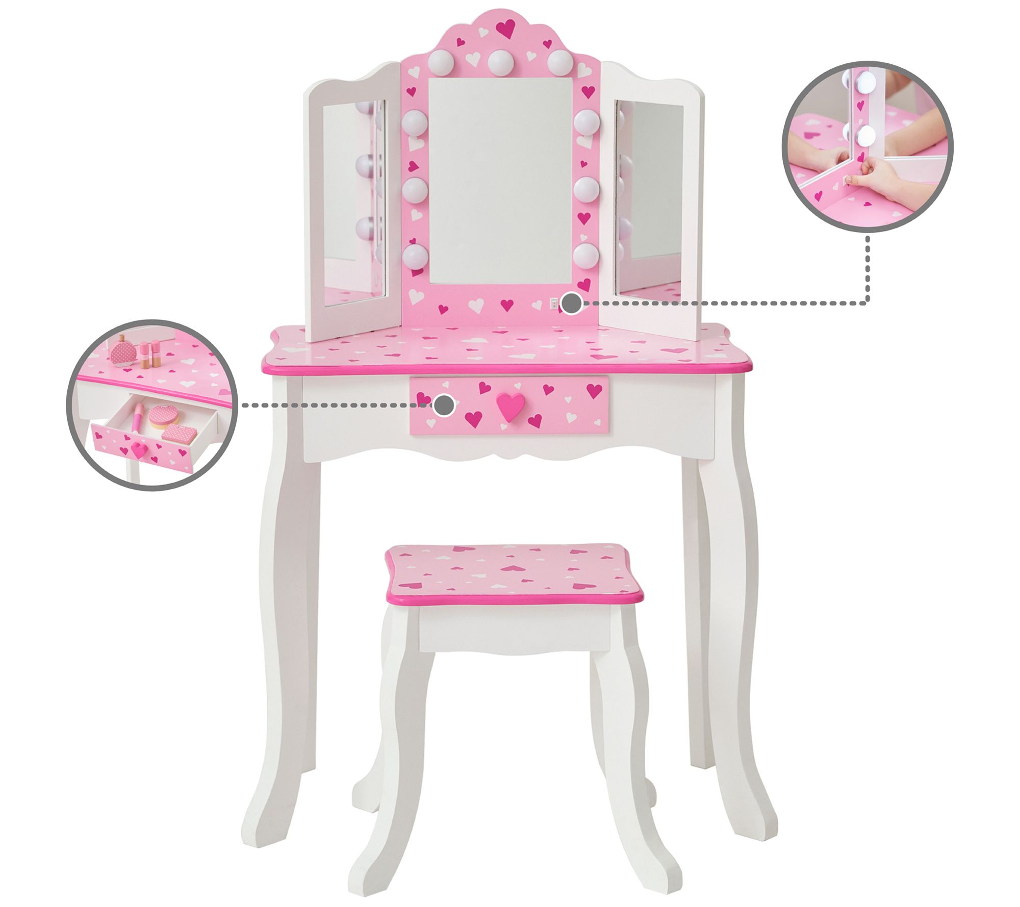 Teamson kids vanity on sale set