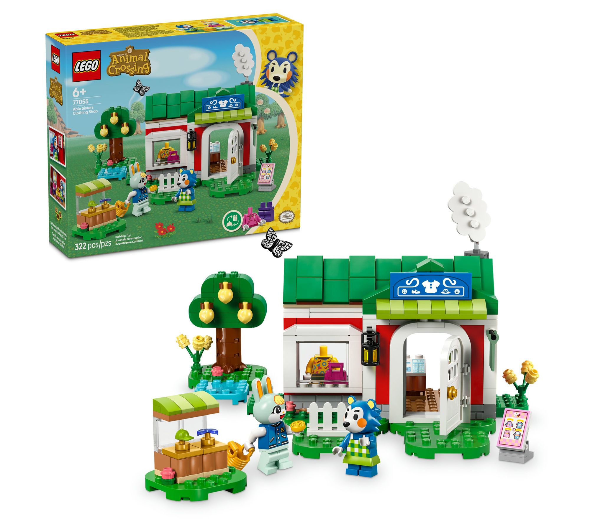  LEGO Animal Crossing Able Sisters Clothing ShopRole-Play Buil