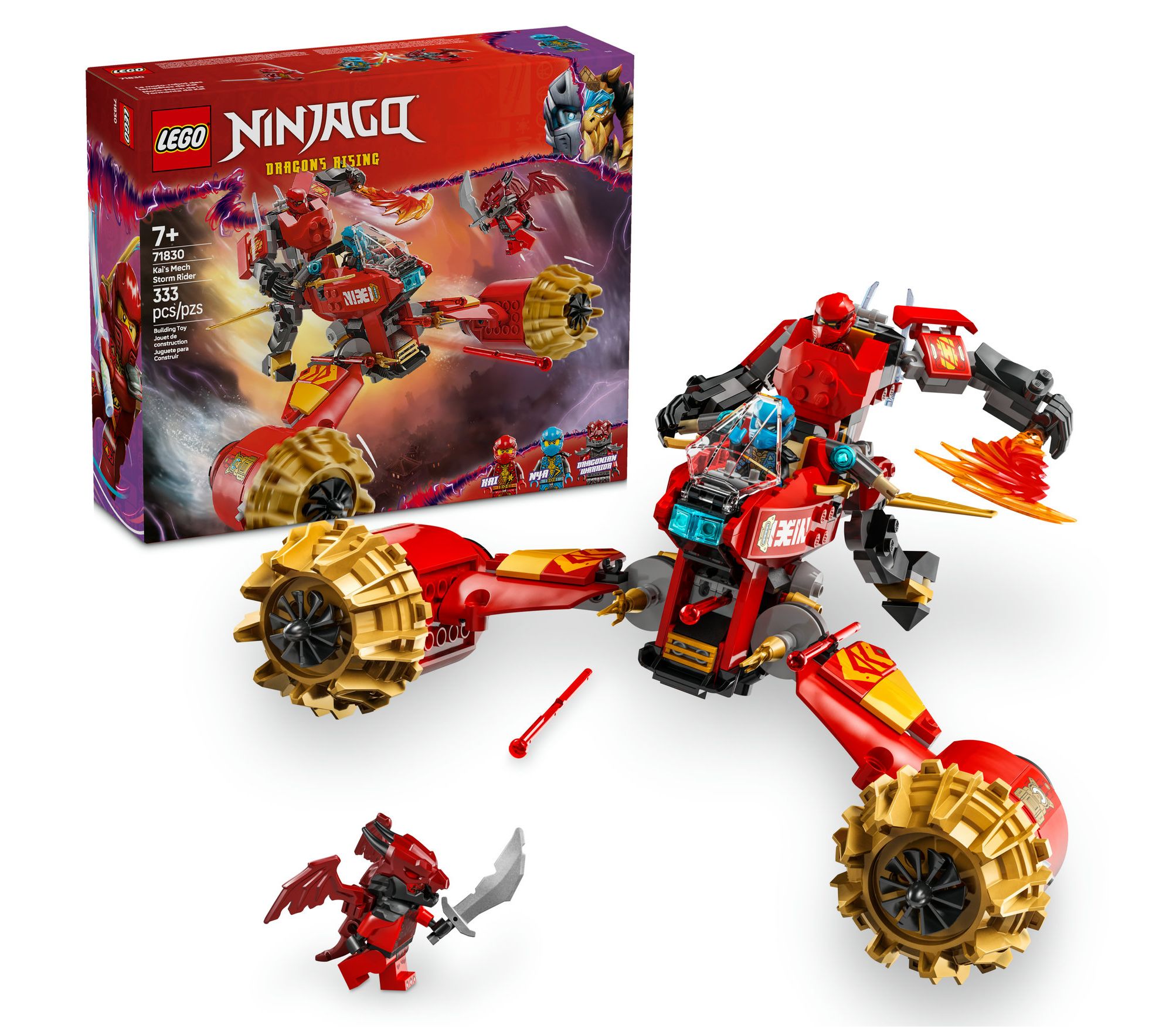 LEGO NINJAGO Kai's Mech Storm Rider Combo NinjaToy