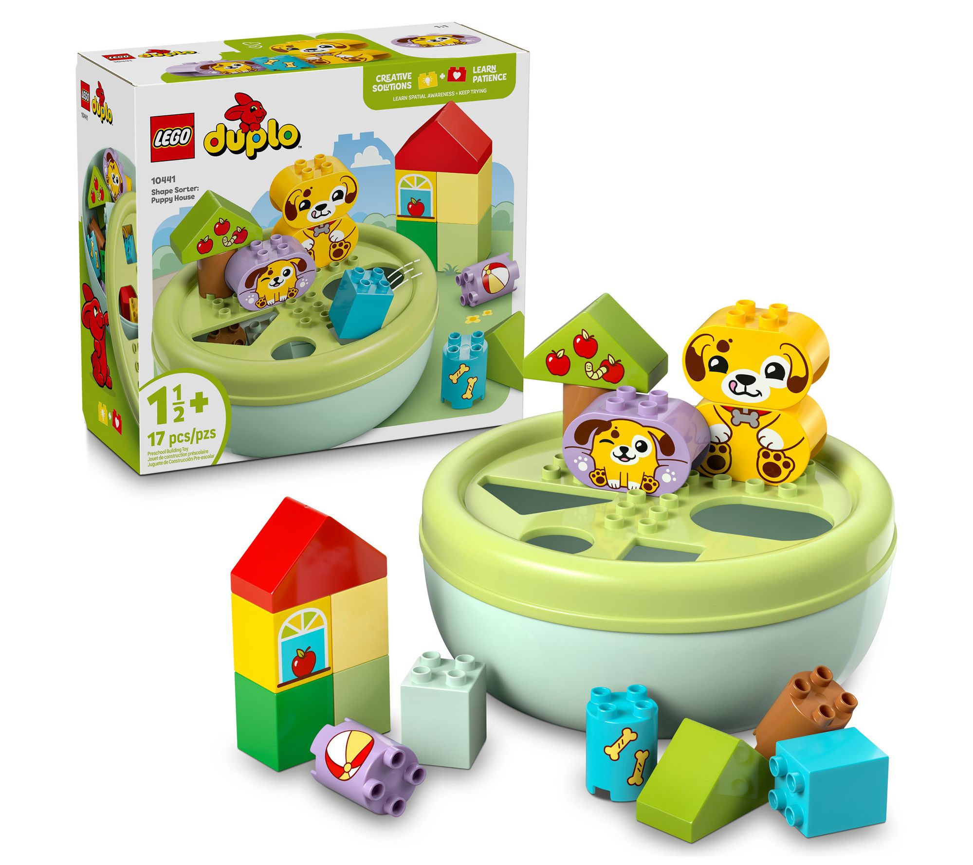 LEGO DUPLO My First Shape Sorter: Puppy House Toddler Learning