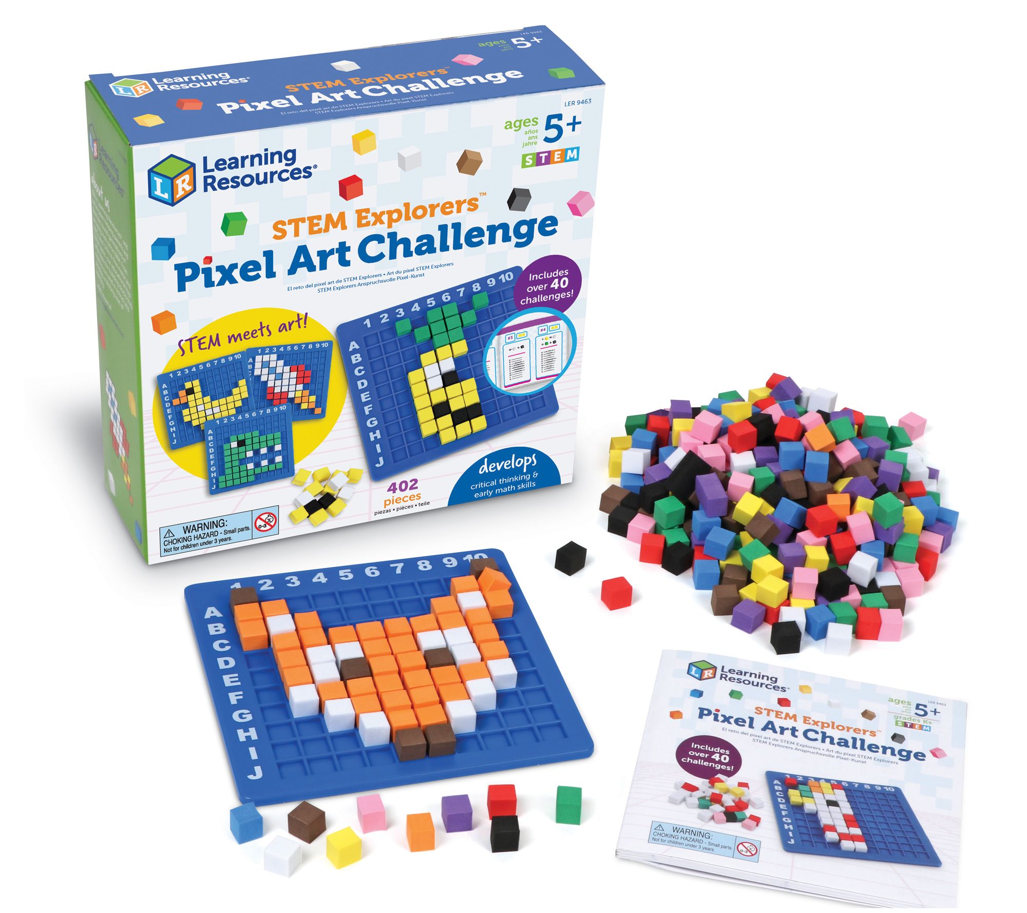 Learning Resources STEM Explorers Pixel Art Challenge