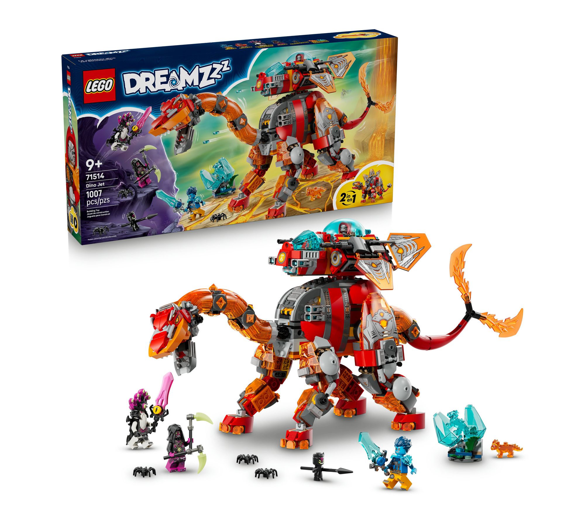 LEGO DREAMZzz Dino Jet Dinosaur Building Kit 71514