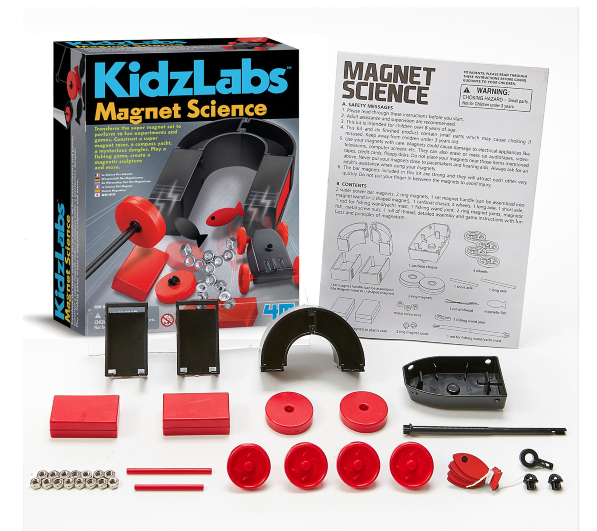 4M KidzLabs DIY Magnet Science Experiments