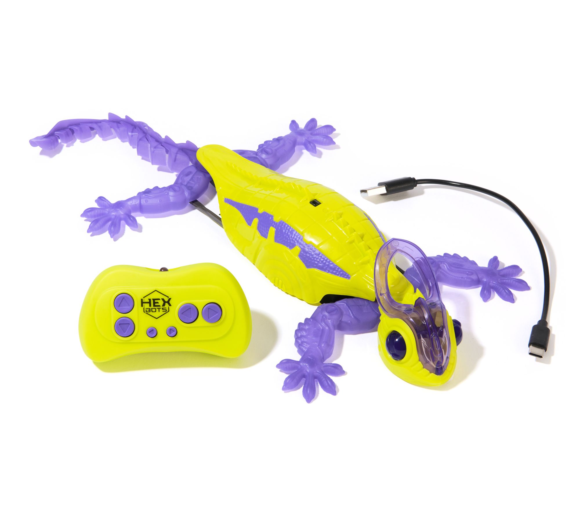 Hex Bots RC Wall and Floor Crawling Glowing Chameleon