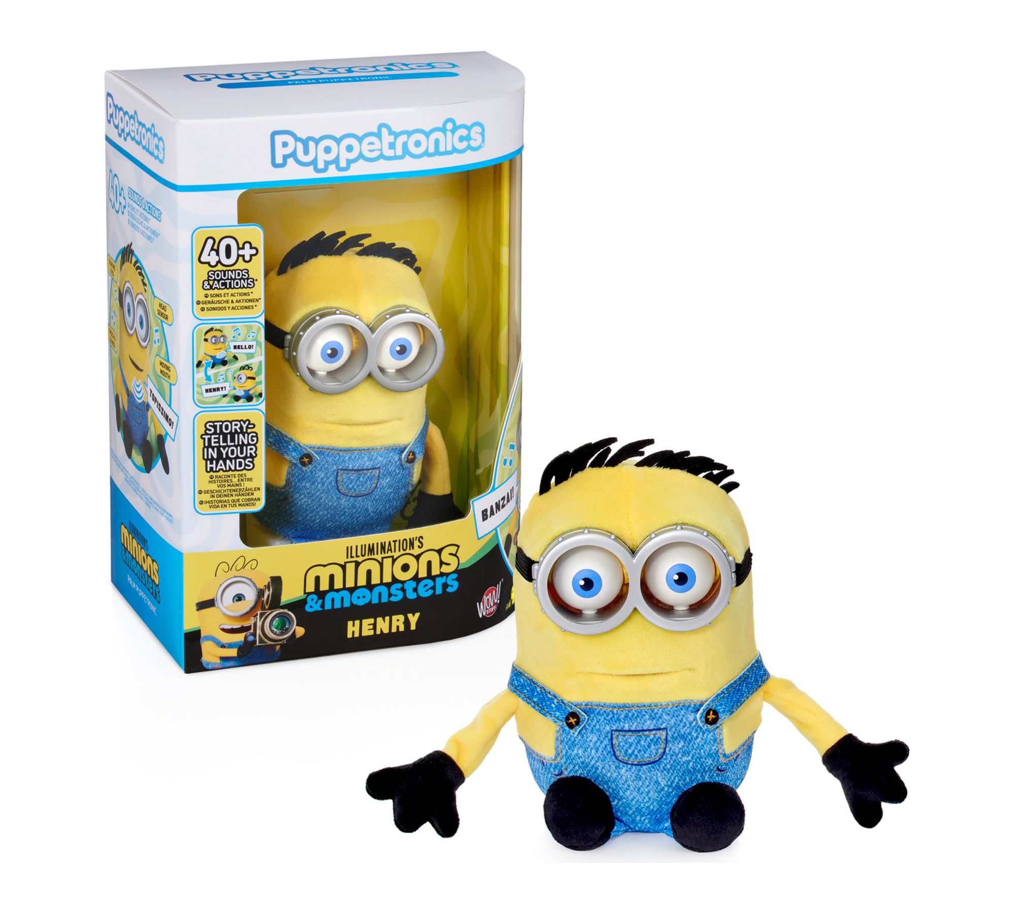 WOW! Stuff Minions Henry Palm Puppetronic