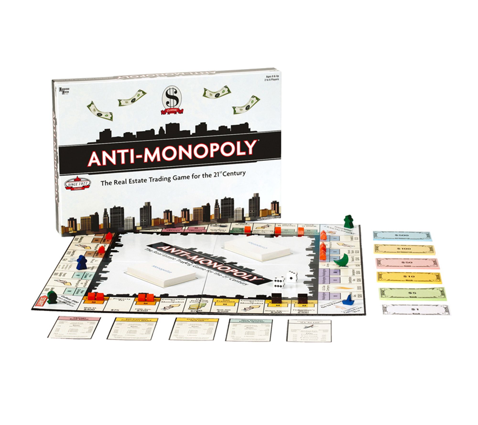 University Games Anti-Monopoly Family Game