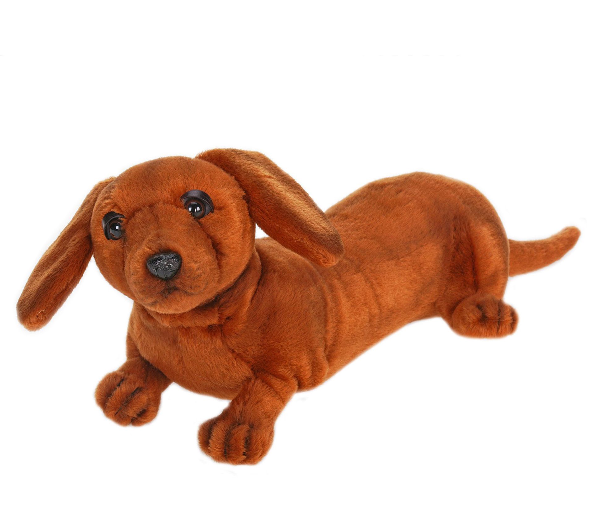 stuffed dachshund puppy