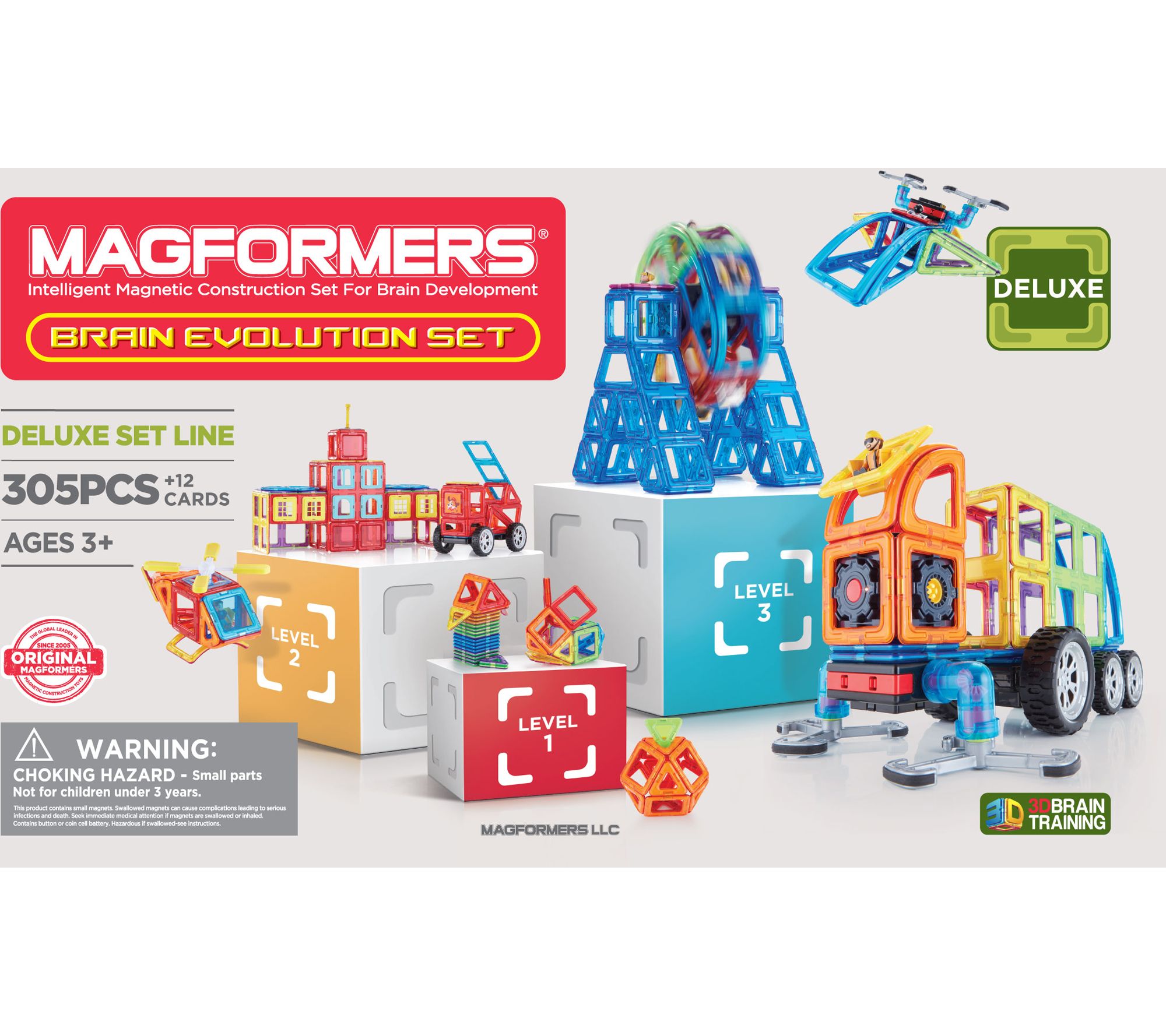 Magformers Brain 305-Piece Evolution Set