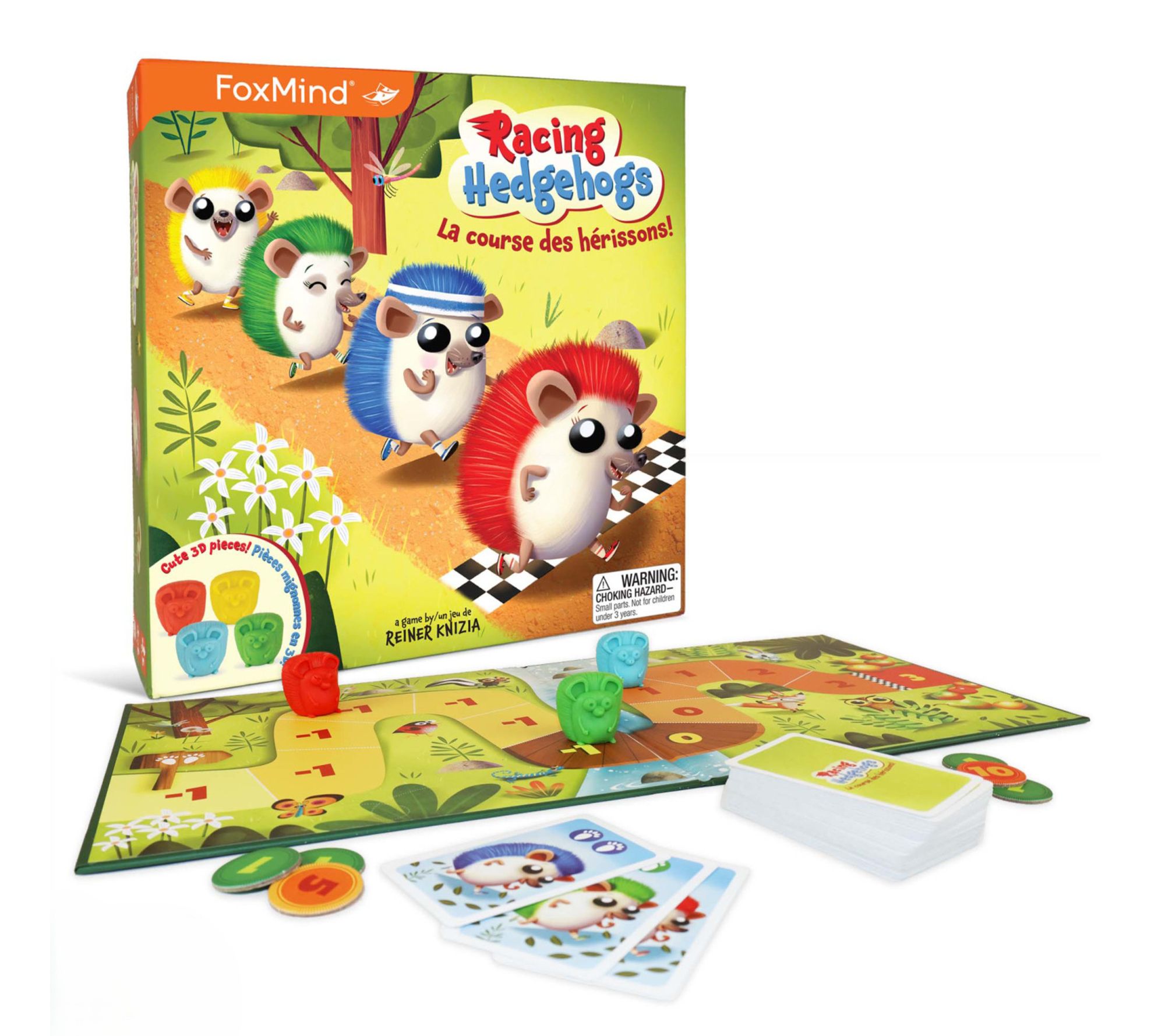 FoxMind Games Racing Hedgehogs Thinking and Math Boardgame