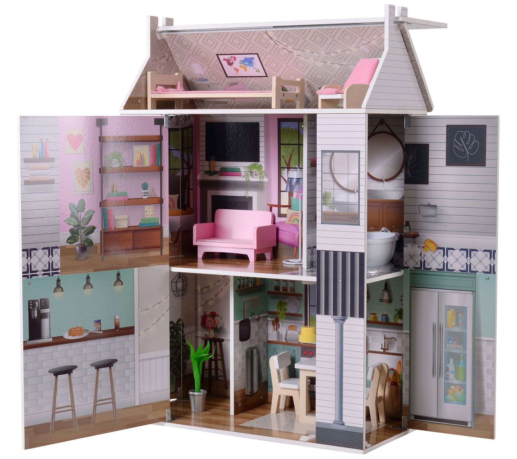 Doll House Cleanup & Decoration 🏡😍