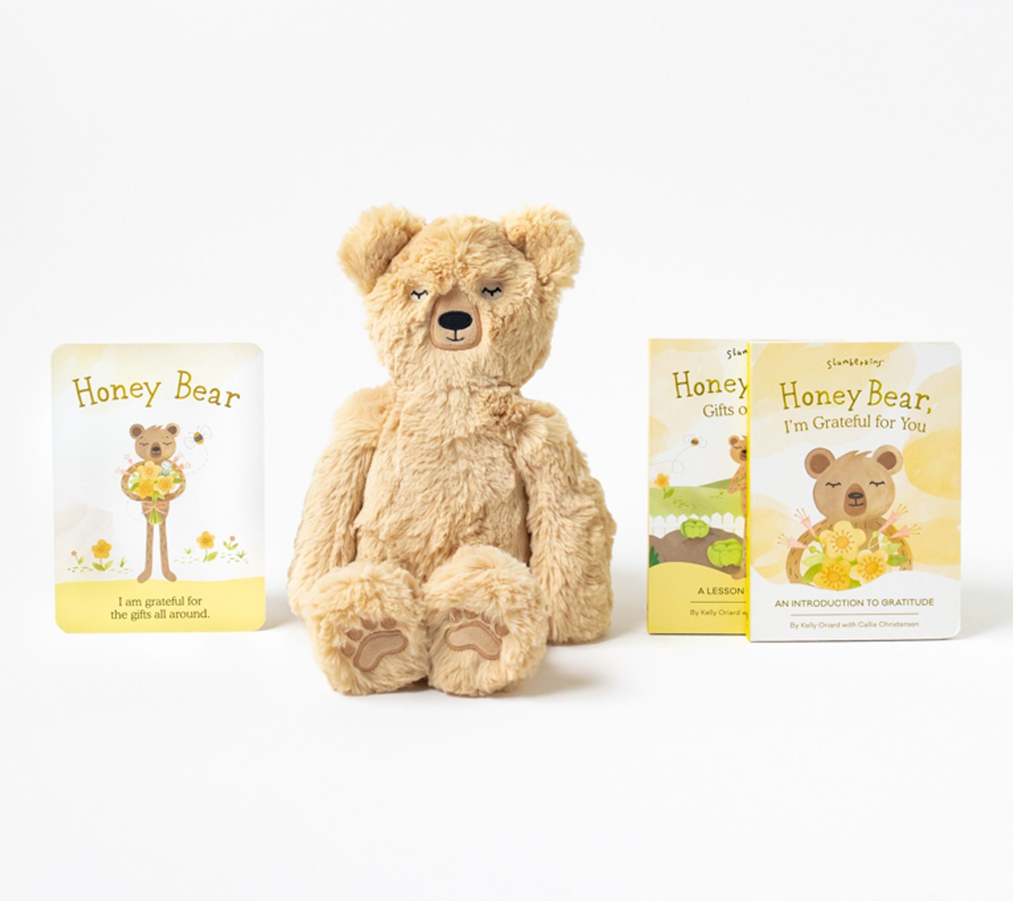 Slumberkins Honey Bear Gratitude Kin Set