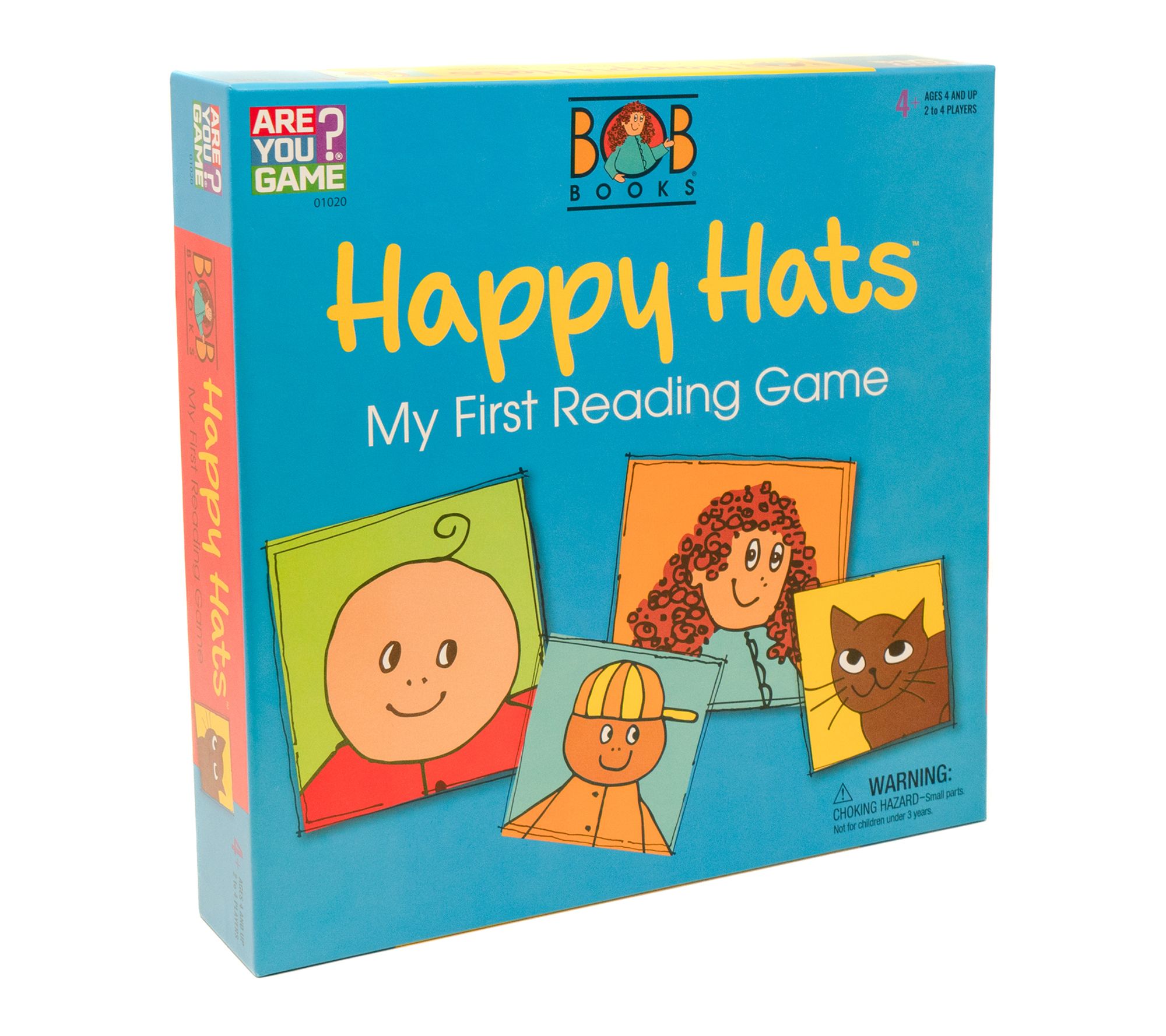 AreYouGame Bob Books Happy Hats My First Reading Game