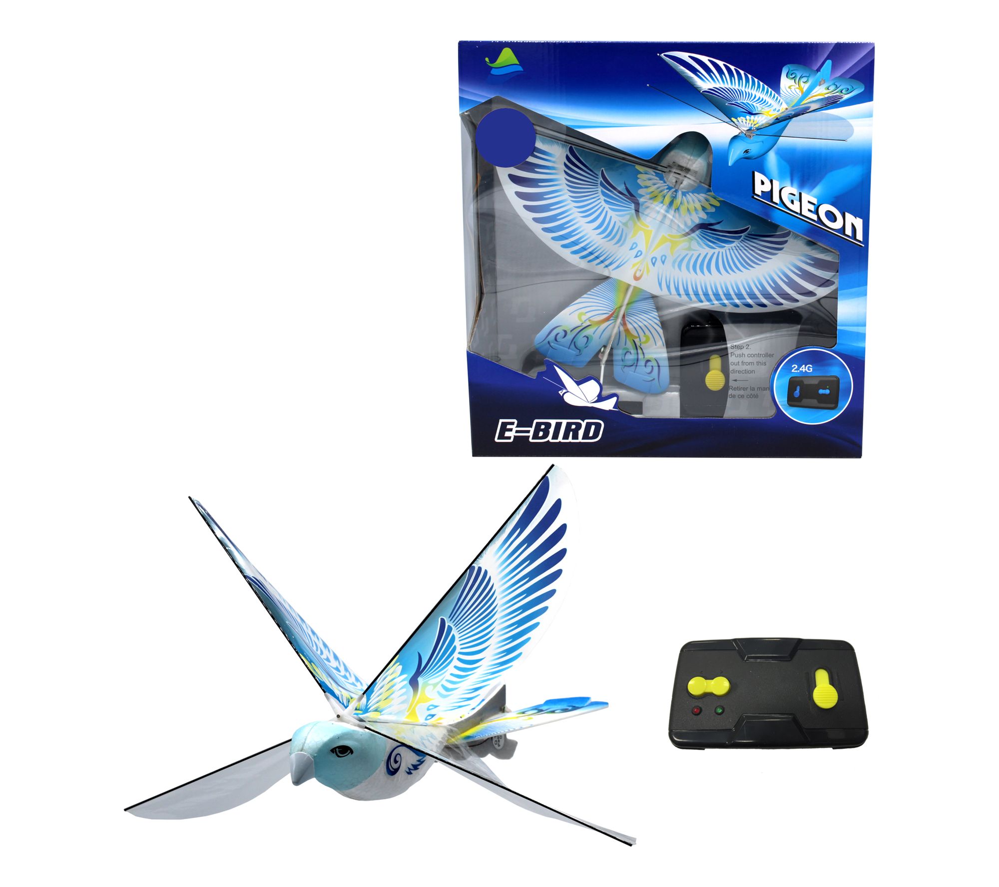 MukikiM eBird Blue R/C Pigeon Toy