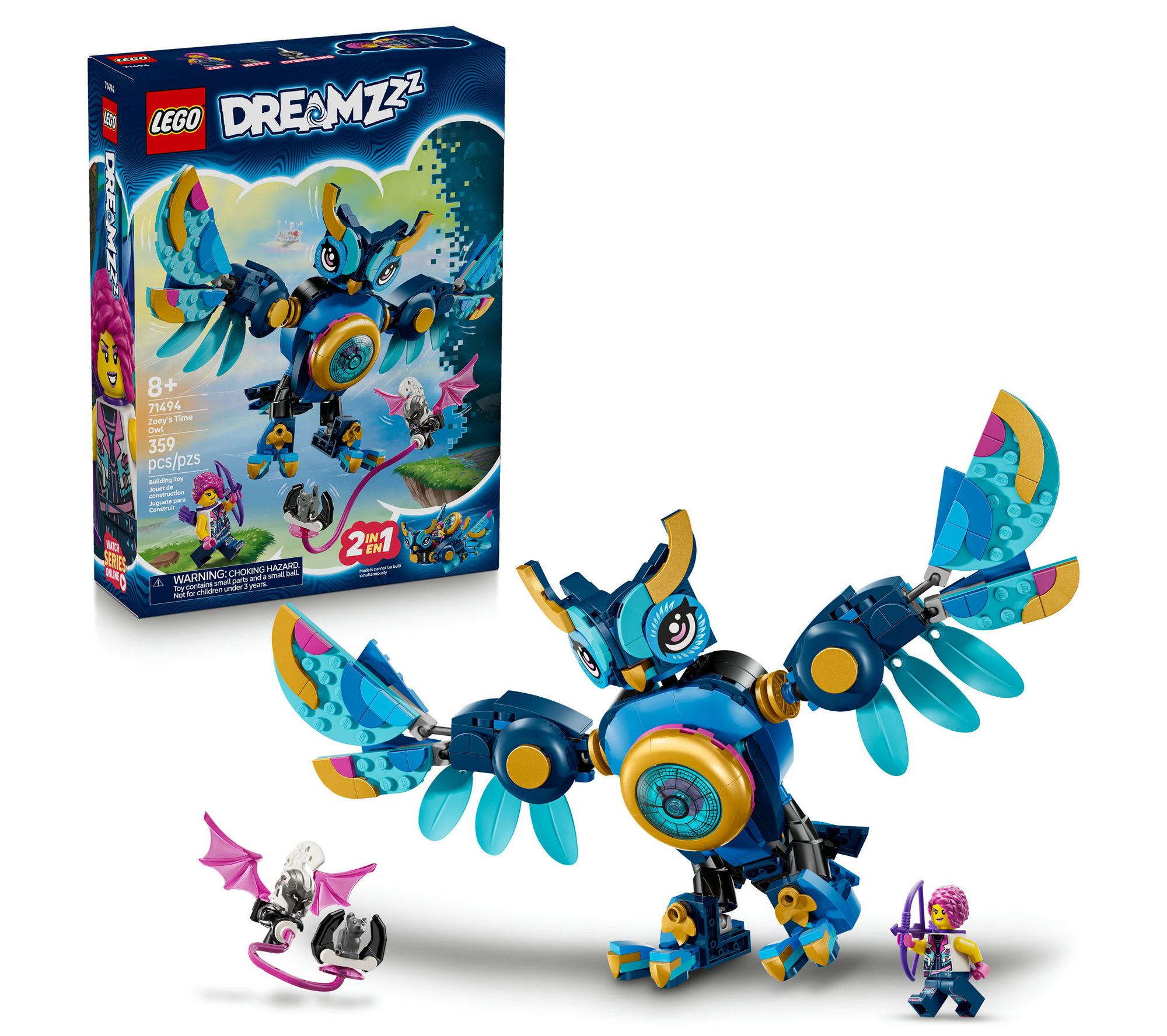 LEGO DREAMZzz Zoey's Time Owl Toy Fantasy Playset 71494