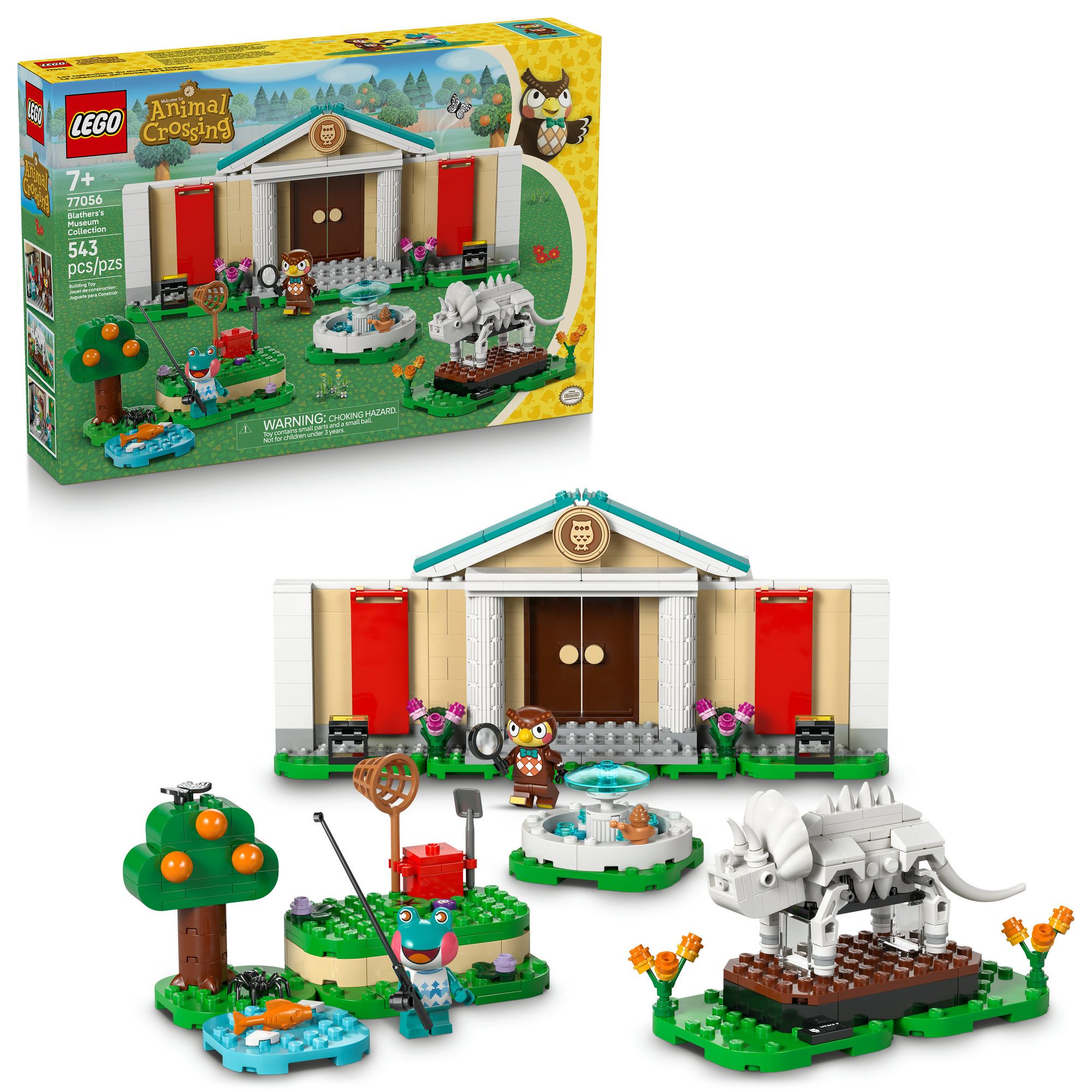 LEGO Animal Crossing Blathers's Museum Collection Model Kit Bu