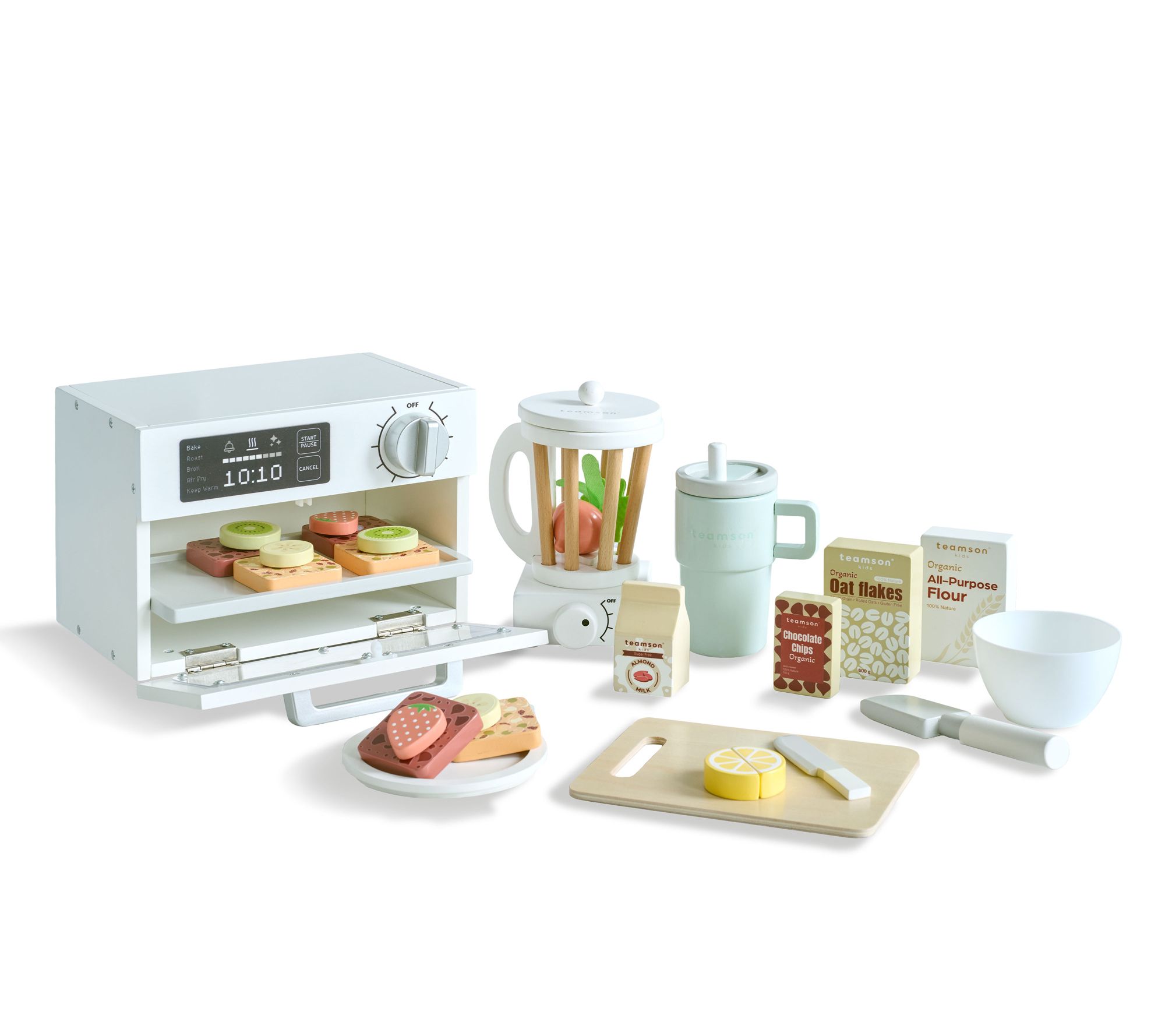 Teamson Kids Little Chef Wooden Healthy DessertSet