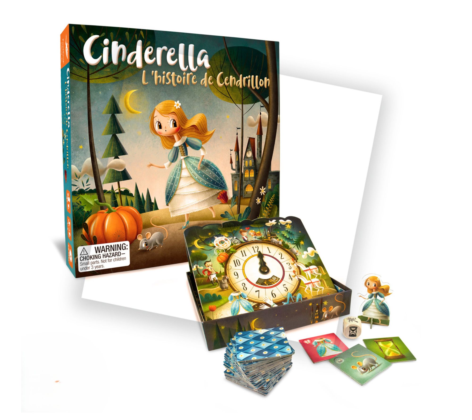FoxMind Games Cinderella Fairytale Tile-LayingBoardgame