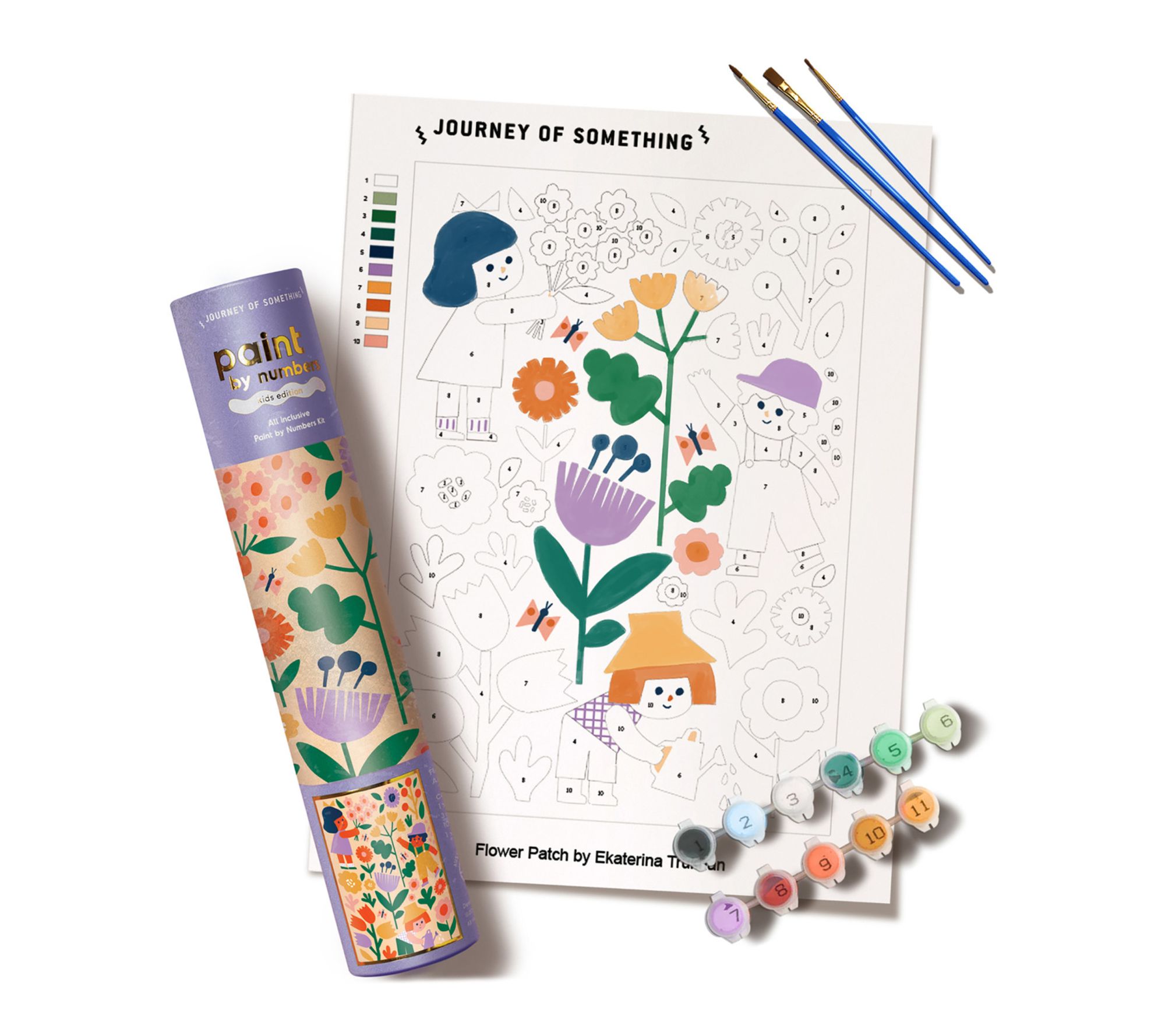 Journey of Something Paint By Numbers Flower Patch