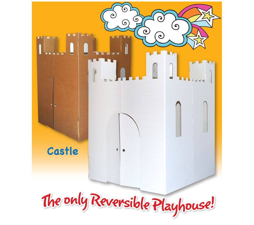 Easy Playhouse Castle Cardboard Playhouse