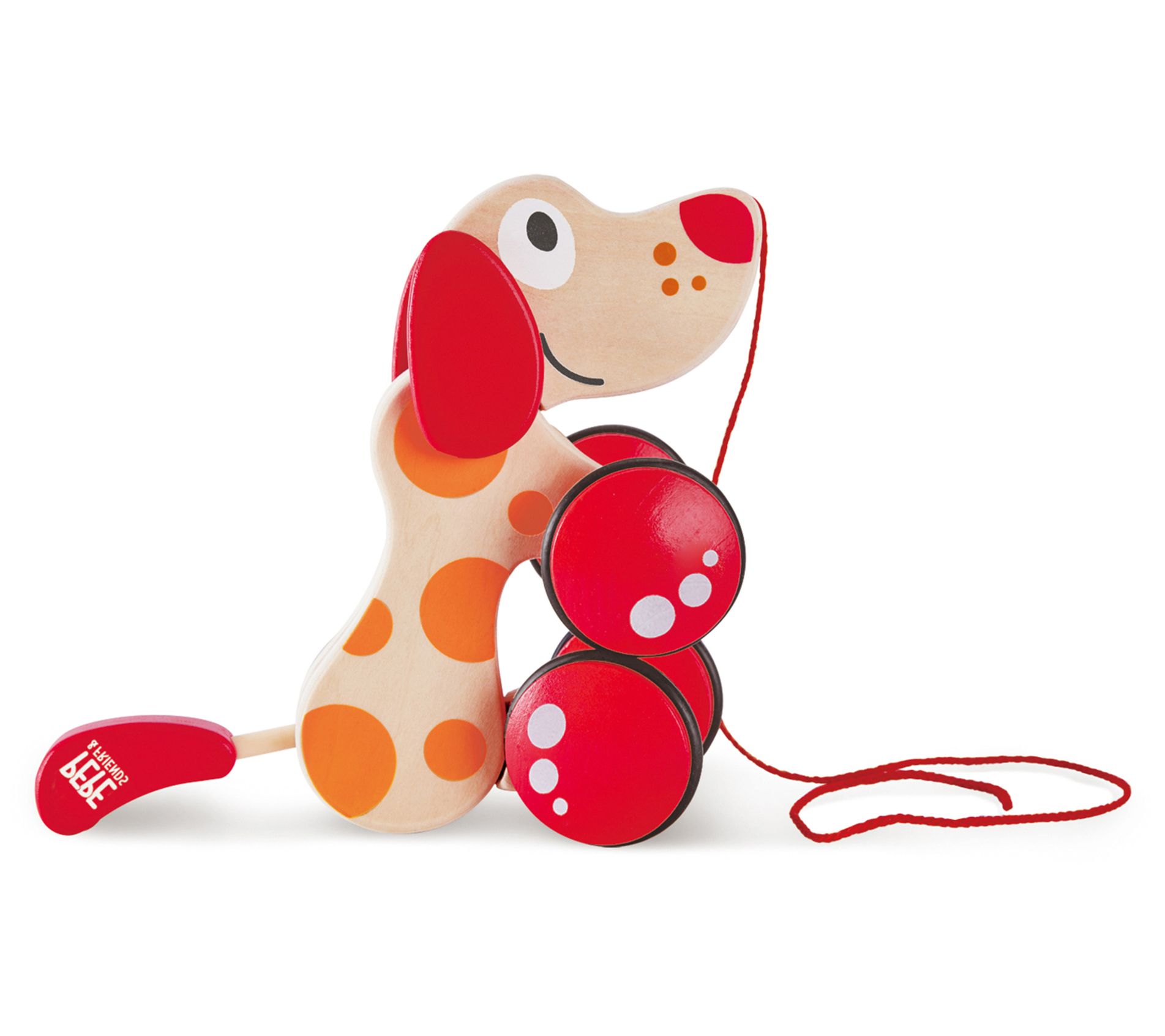 Hape Walk-A-Long Wooden Pull Along Pepe Puppy