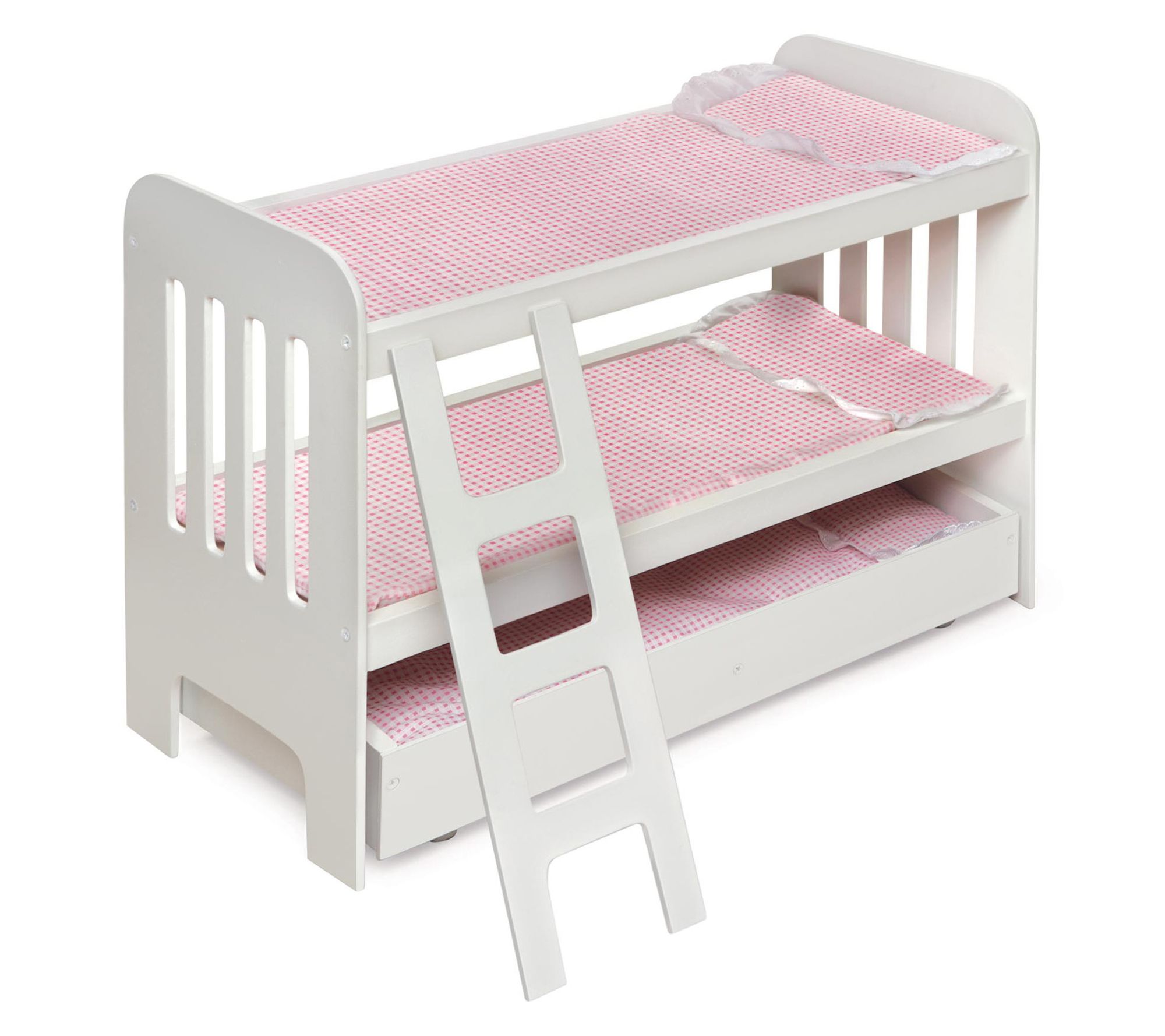 Badger Basket Trundle Doll Bunk Bed with Ladderand Decal Kit