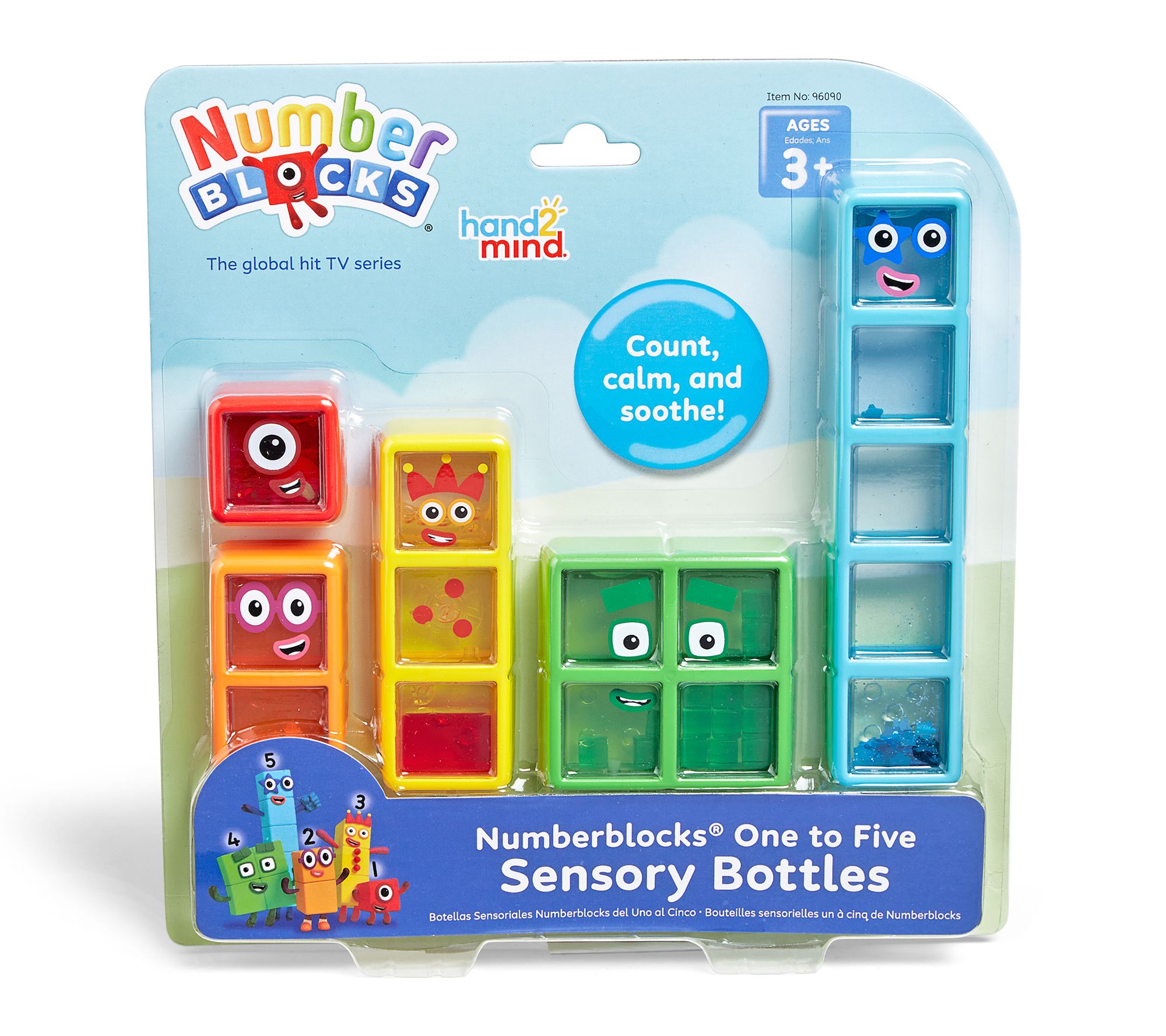 Numberblocks One to Five Sensory Tubes