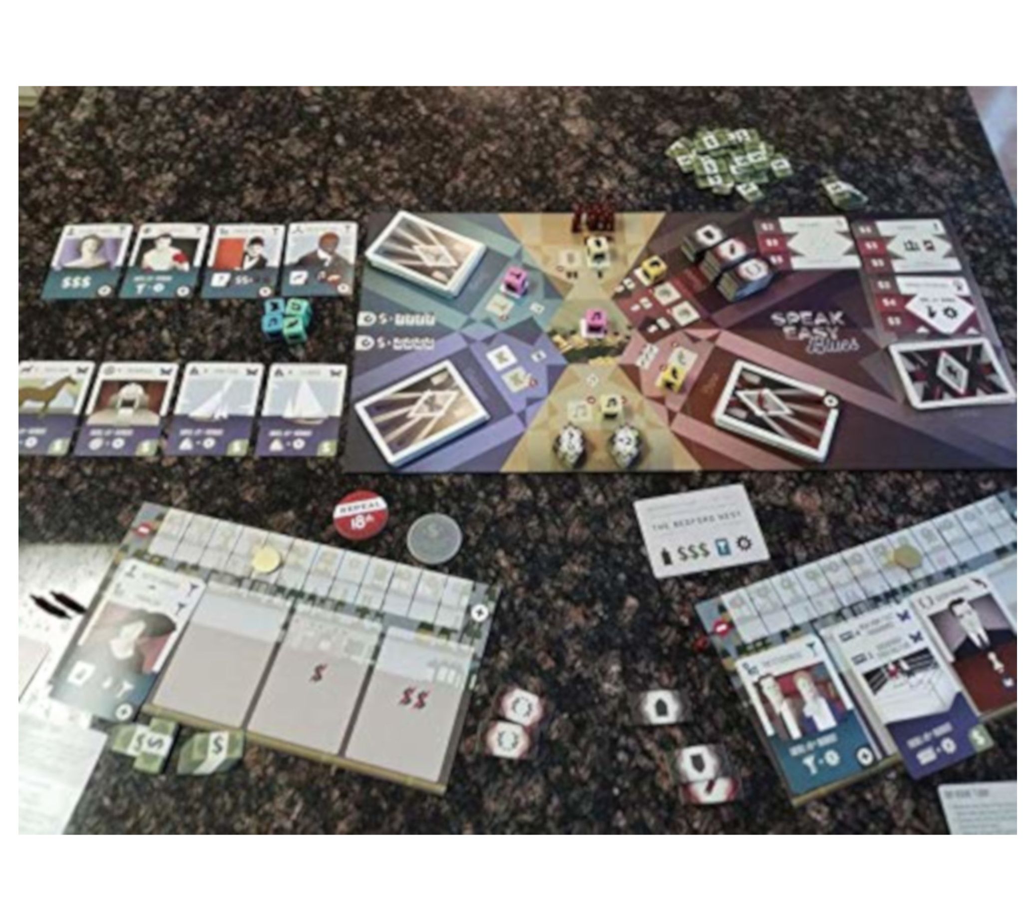 Speakeasy Blues Historical Dice Drafting BoardGame