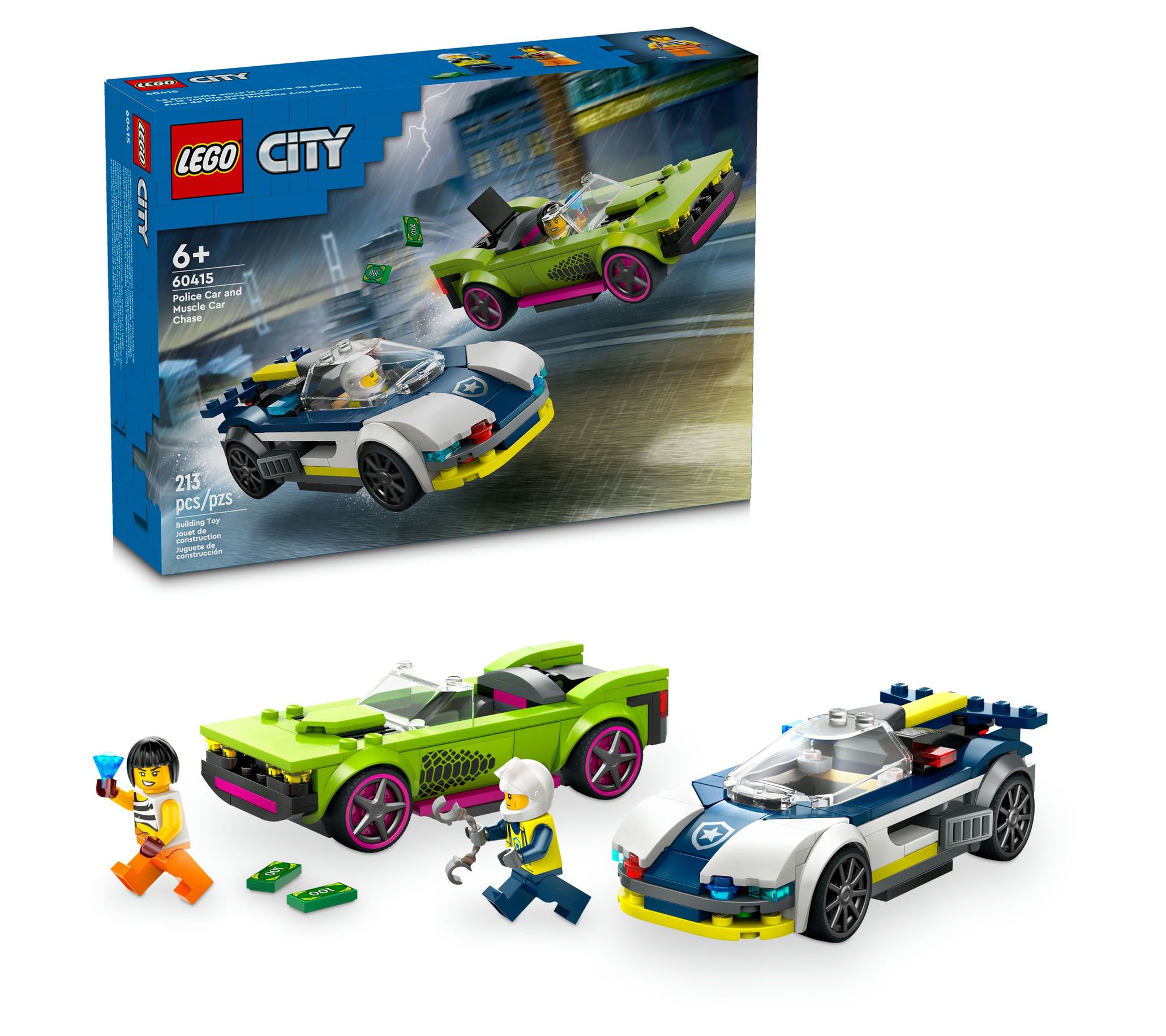LEGO City Police Car and Muscle Car Chase Set