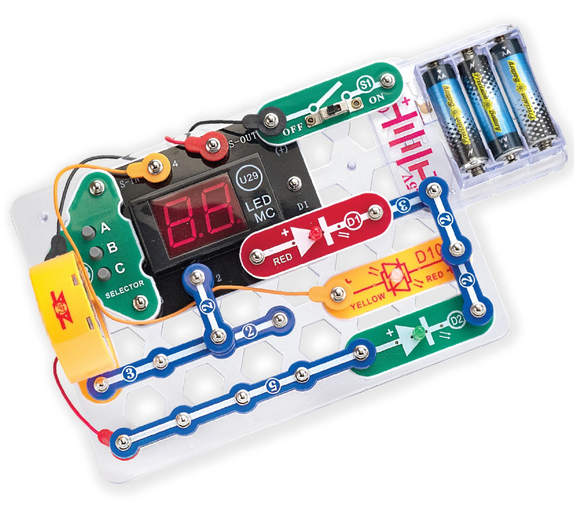 Snap Circuits Game Play Electronics Exploration Building Kit