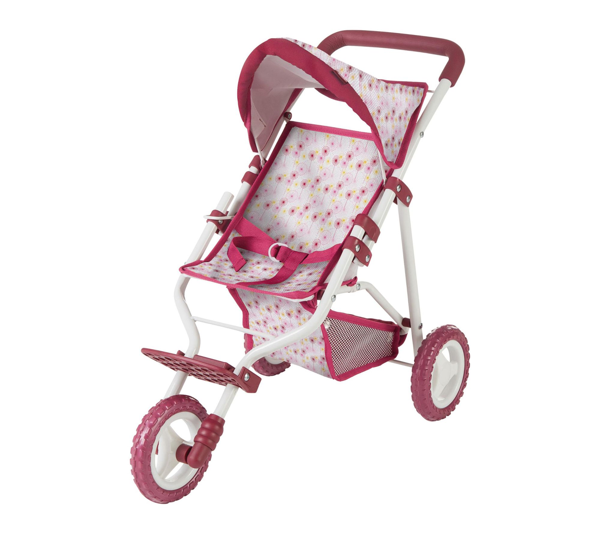 Gotz Happy Flower 3 Wheel Doll Buggy Foldable Toy Stroller