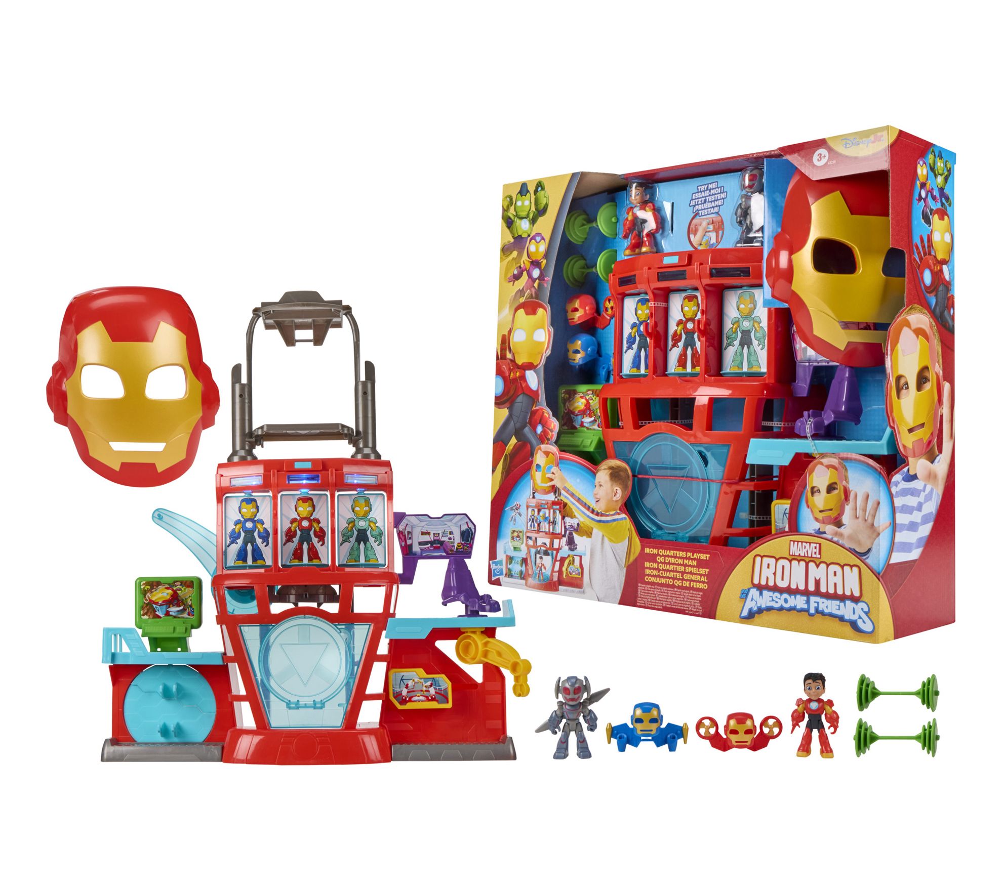 Marvel Iron Man and his Awesome Friends Iron Quarters Playset