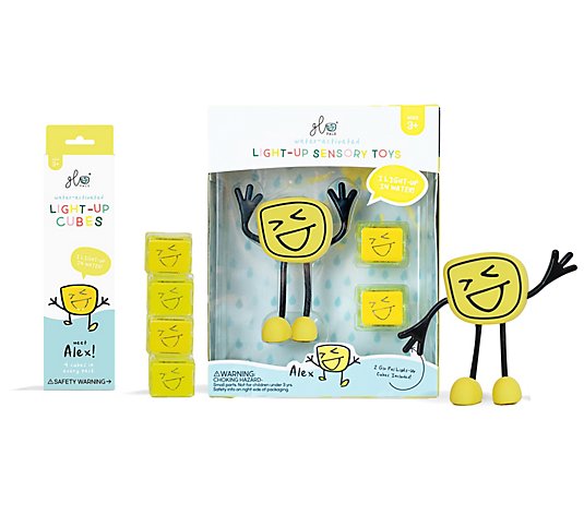 Glo Pals Water Activated Character w/ 6 Lightup Cubes