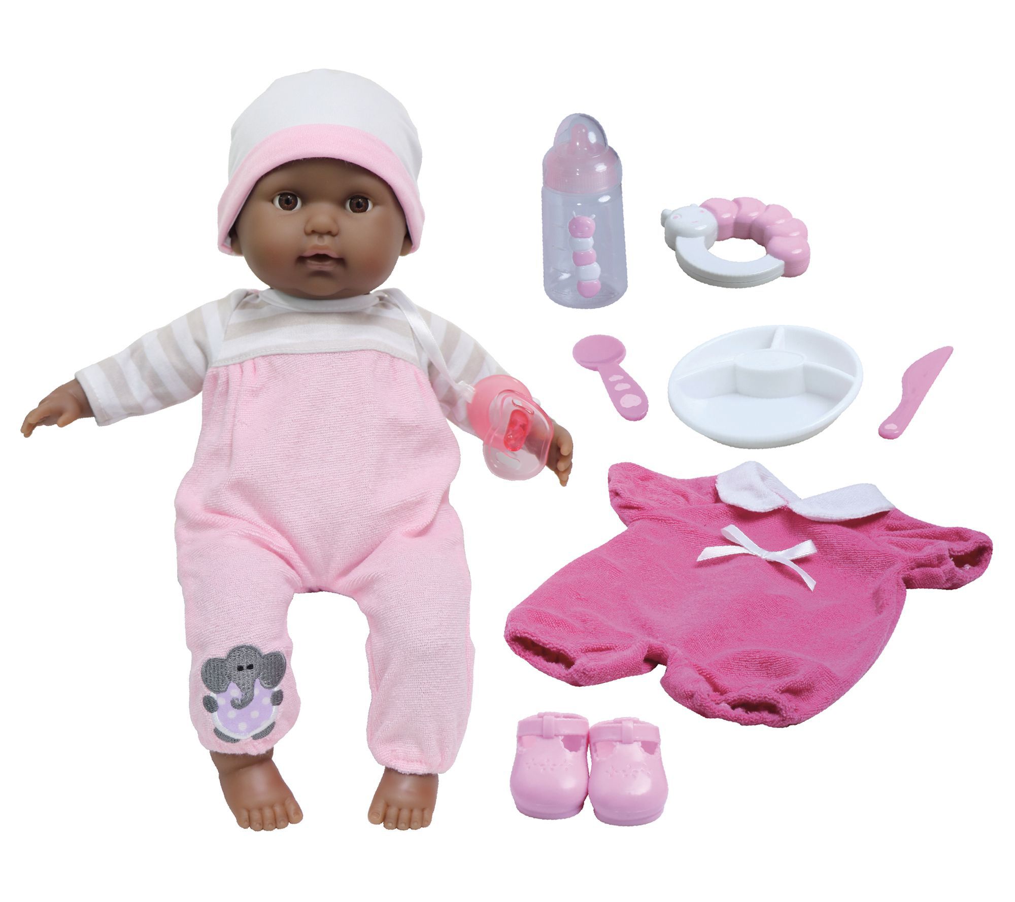 JC Toys Berenguer Boutique 15" African AmericanSoft Body Doll