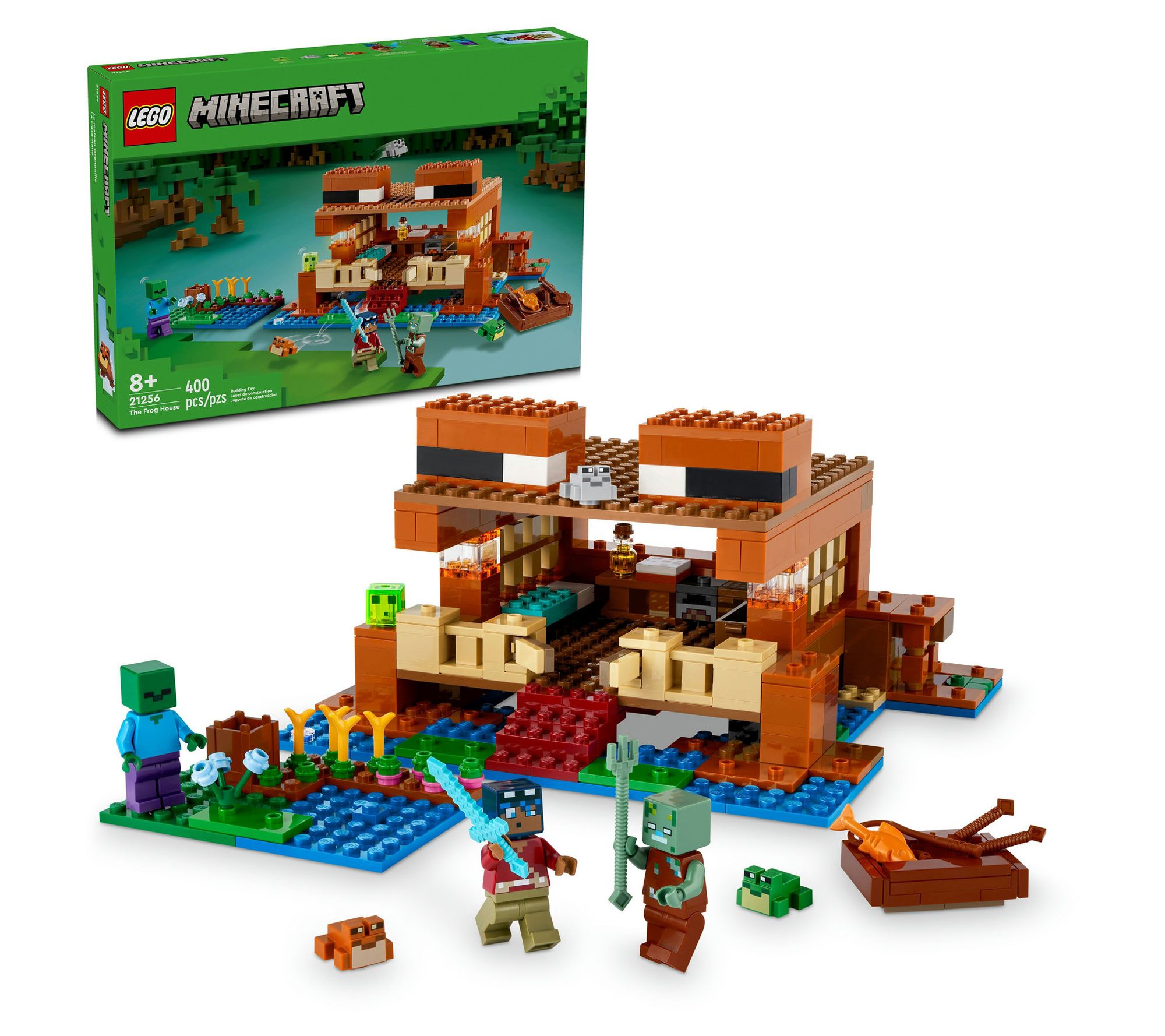 LEGO Minecraft The Frog House 21256 Building Kit - 400 Pcs
