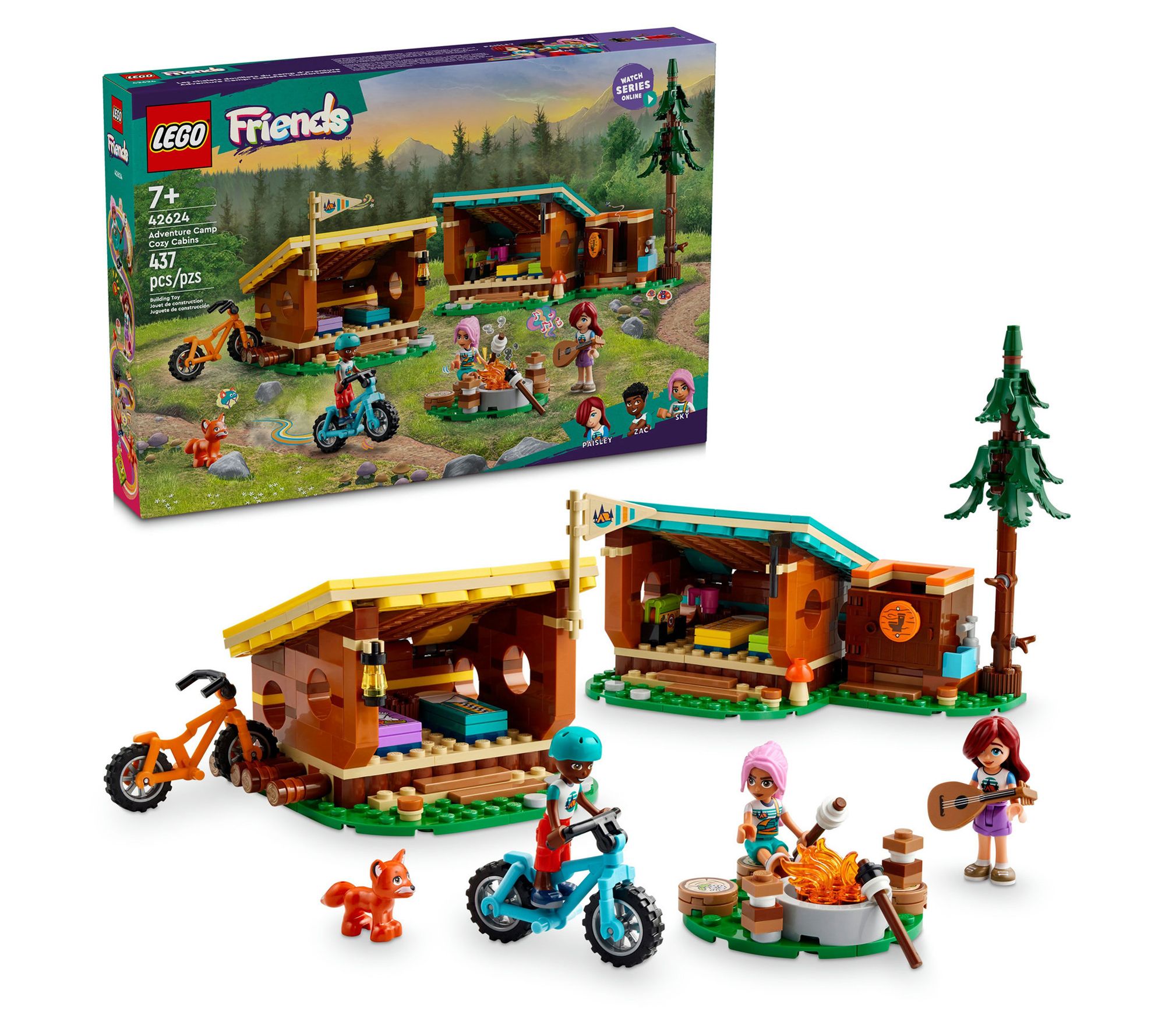 LEGO Friends Adventure Camp Cozy Cabins CampingToy
