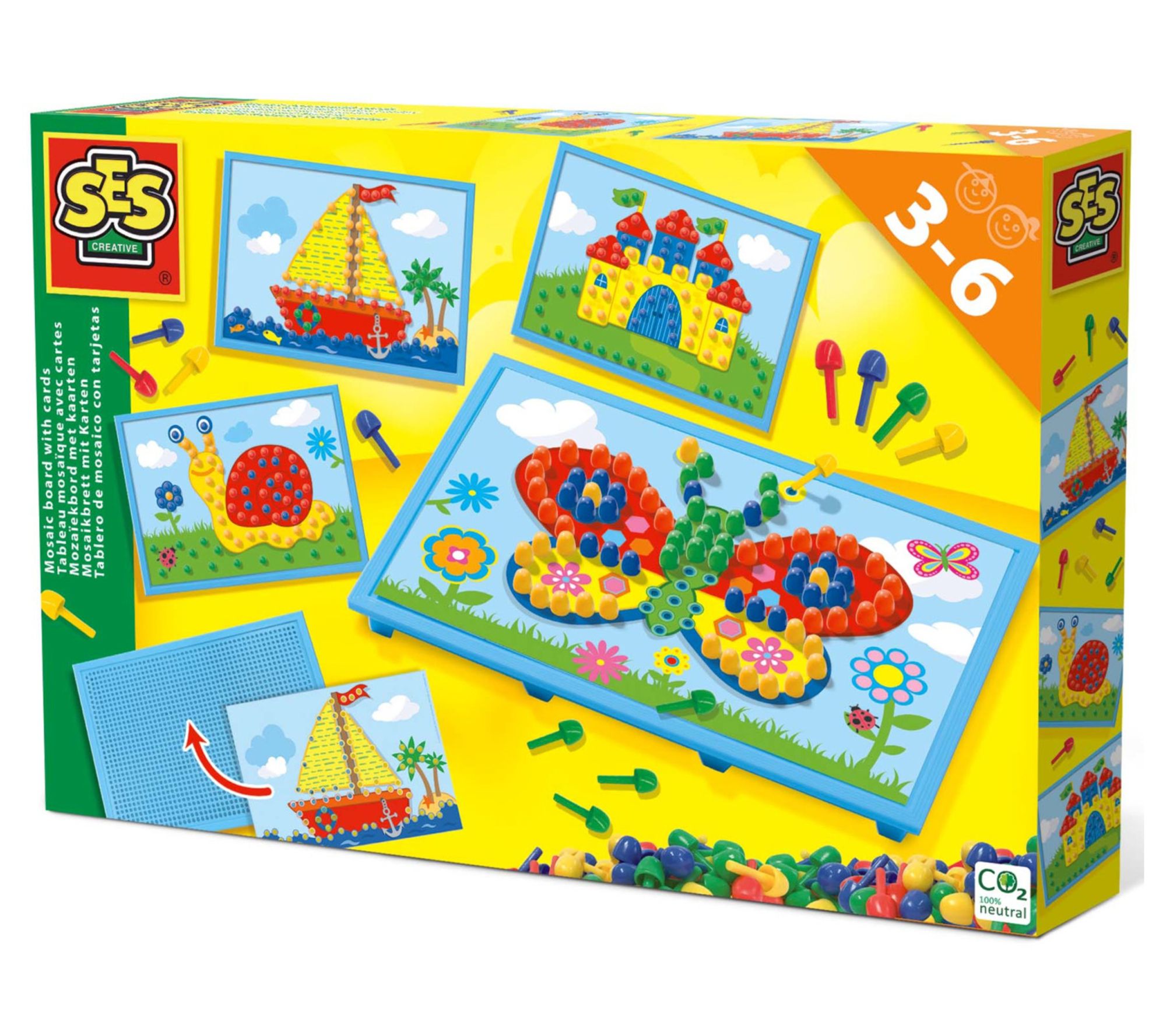 SES Creative Mosaic Board w/ Cards