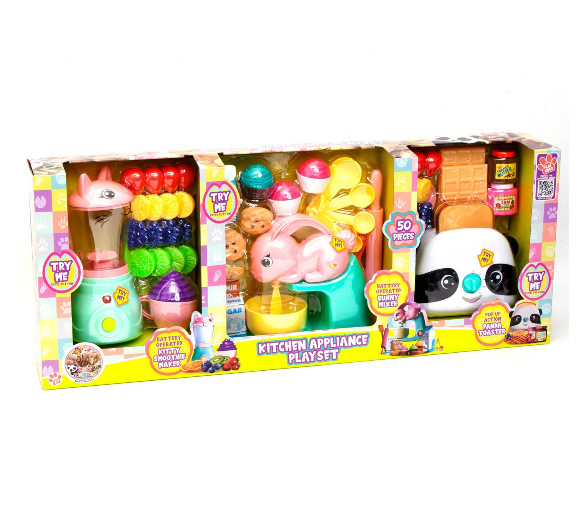 Zoo Troop Kitchen Appliance and Food Playset