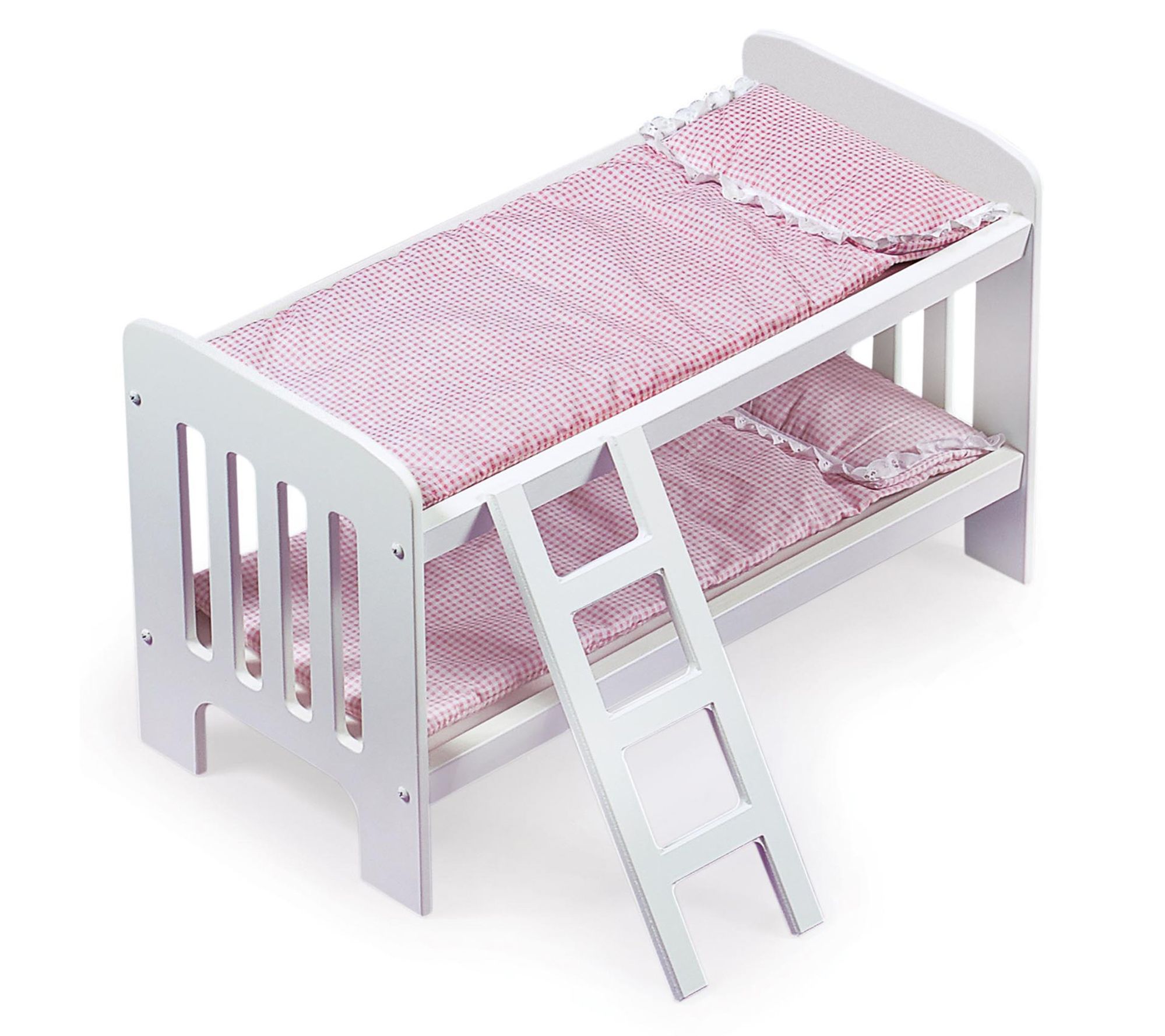 Badger Basket Doll Bunk Bed with Bedding, Ladder and Decal Kit