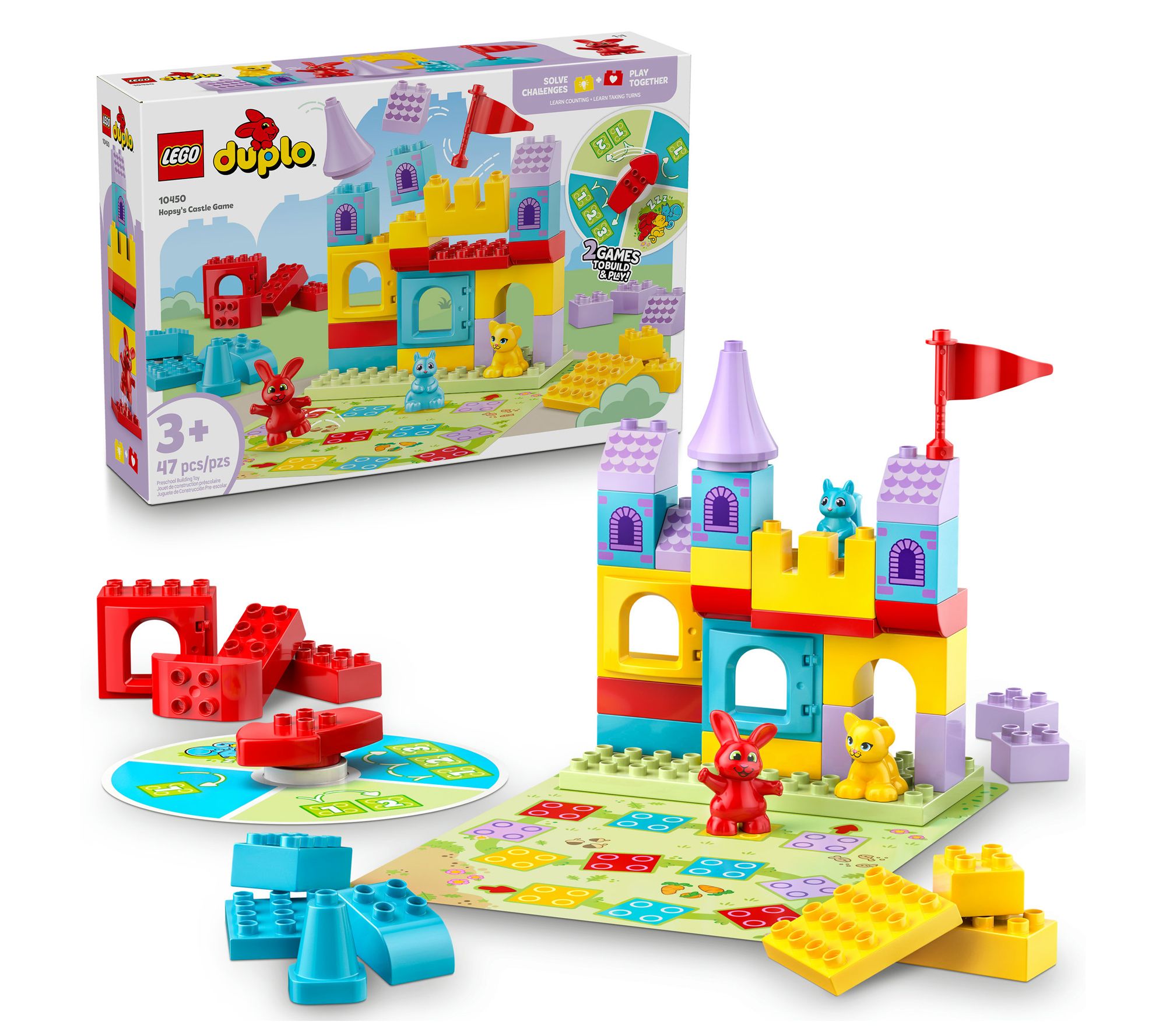 LEGO DUPLO Hopsy's Castle Game Learn-Through-Play Building Toy