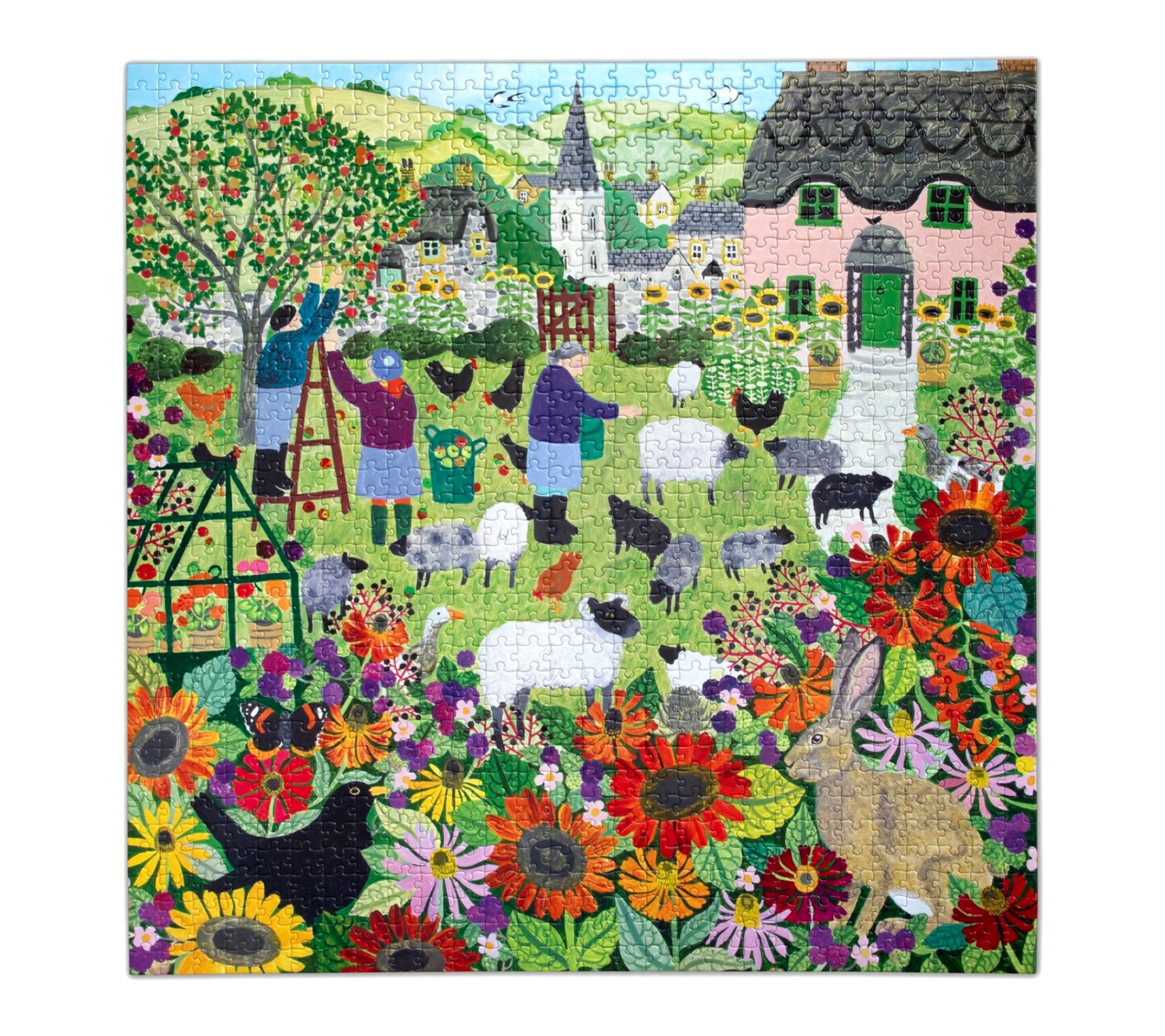 eeBoo Piece & Love Village Orchard, 1000 PiecePuzzle